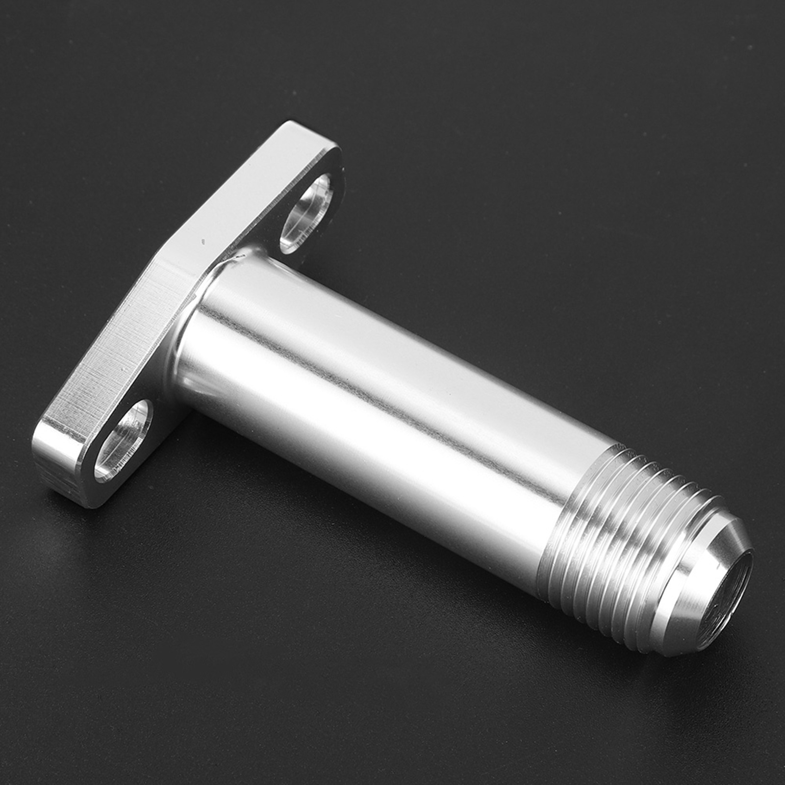 10an Aluminiumflansch Für Turbo-ölrücklauf, Kompatibel Mit Garrett Hks Gt2560, Gt2530 Und Gt2860, Hochleistungs-ablassanschluss