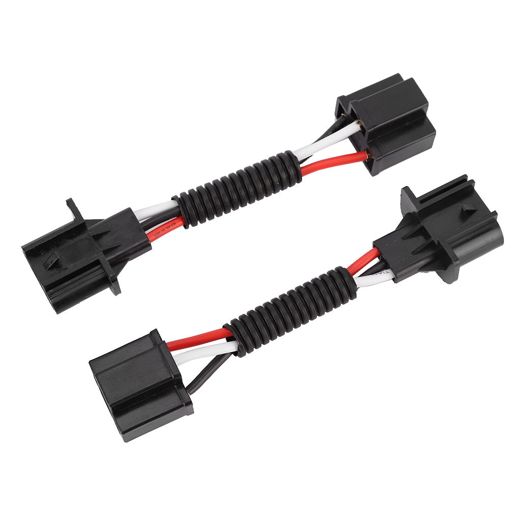 Set Aus 2 H13 Stecker Auf H4 Buchse Adapter, 75w Umrüstkabel Für Jeep Wrangler Scheinwerfer, Hochleistungs-anschlusskabelbaum.