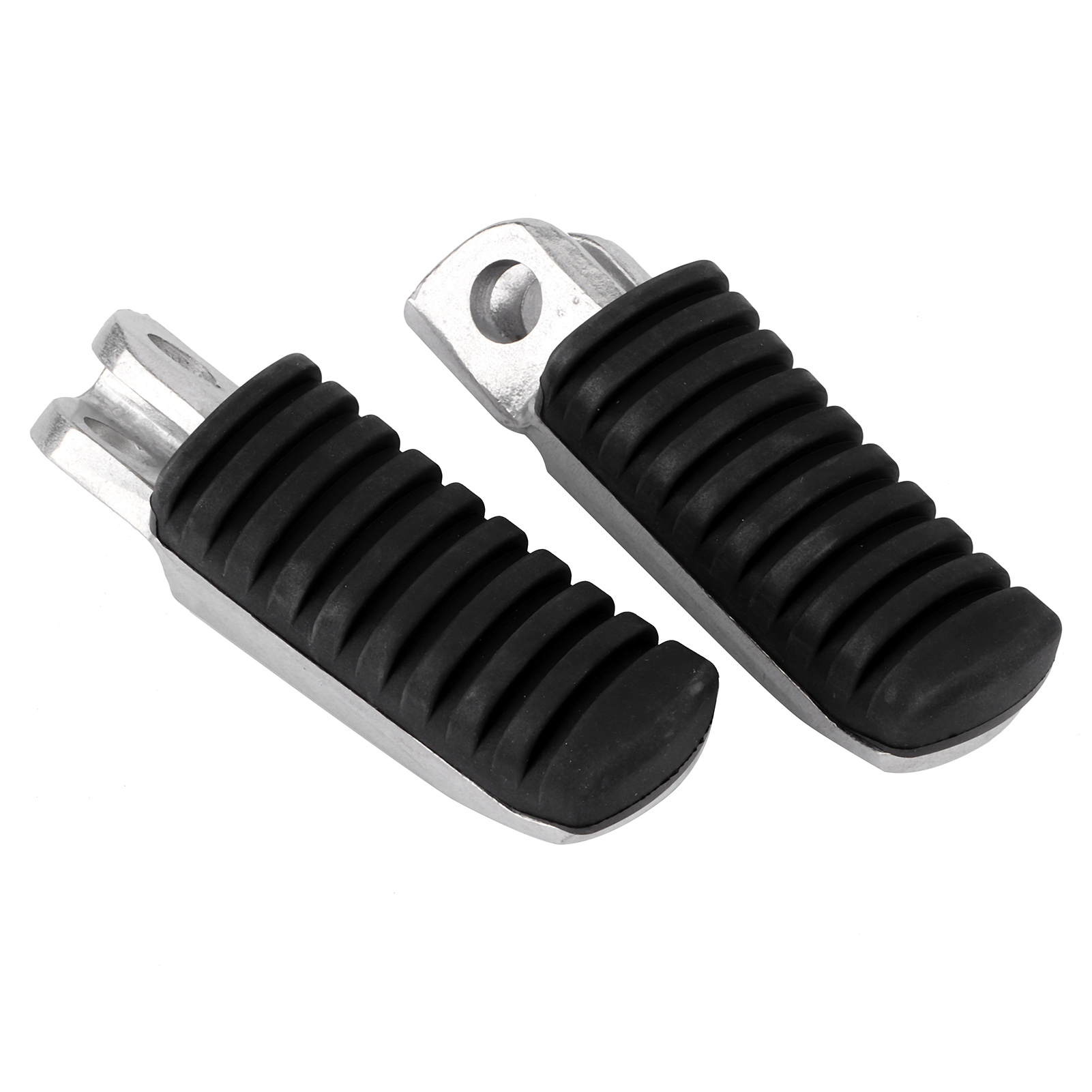 Aluminium-motorrad-vorderradfußrasten Für Kawasaki Z1000, Zrx400, Zrx1100, Zrx1200 - 2-teiliges Set, Robuste Fahrerfußrasten, Direkter Ersatz.