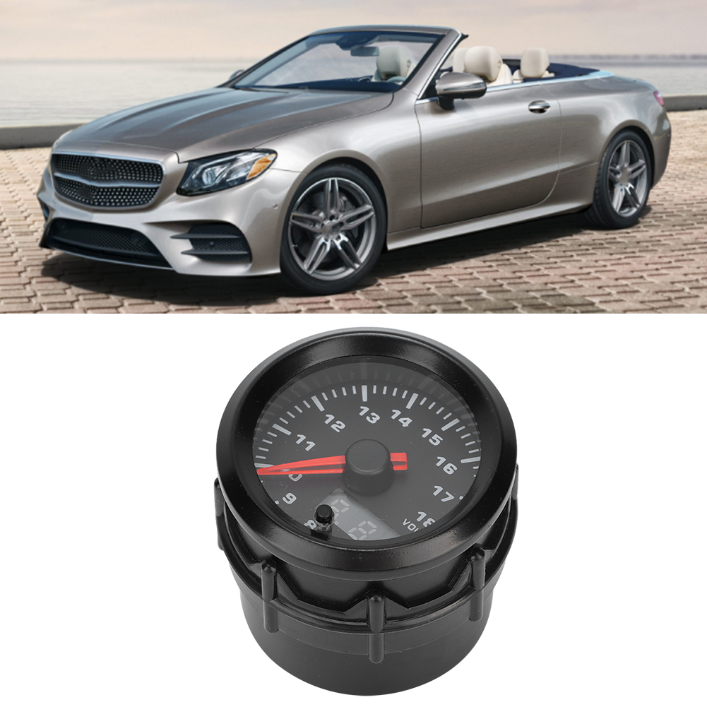 2 Zoll (52 Mm) Kfz-voltmeter Mit Zeiger Und Digitaler Anzeige, Ausgestattet Mit Schrittmotor