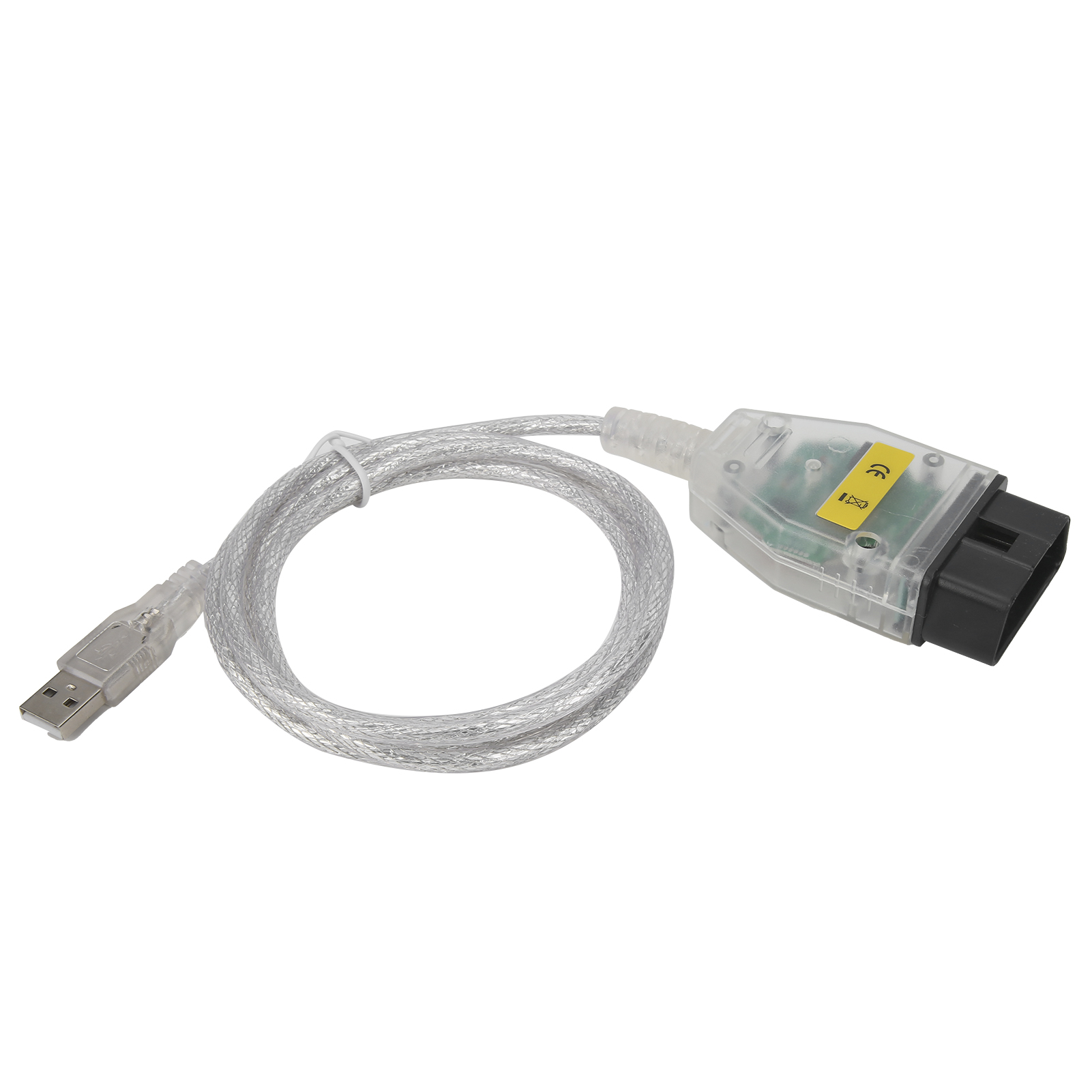 Inpa Obd2-adapter Mit Ft232rl-anschlusskabel, Kfz-diagnosegerät, Weißes Gehäuse, Grüne Karte Für Bmw E-serie