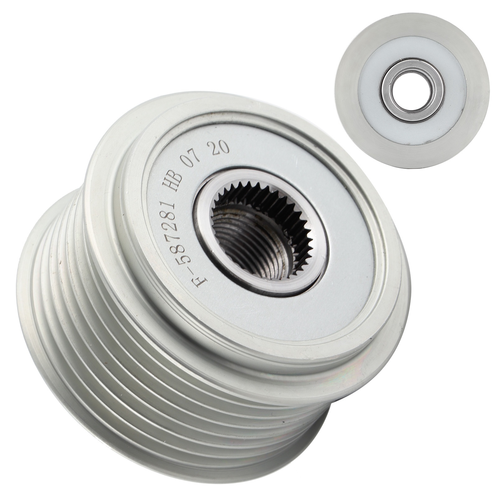 Freilaufriemenscheibe Für Lichtmaschine F-587281, Generatorteil Kompatibel Mit Ford Ranger (tke) 2.2 Tdci, Direkter Ersatz, Robuste Ausführung.