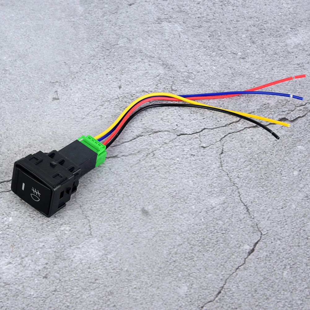 12-v-4-poliger Drucktaster Mit Hintergrundbeleuchteter Led-anzeige, Inklusive Kabelbaum