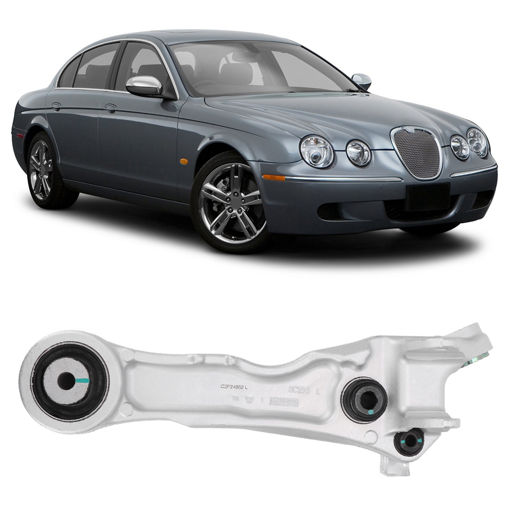 Kompletter Linker Vorderer Querlenker Für Jaguar 2002-2015 C2p24862 C2c36867, Obere Dreiecksaufhängung, Oem-ersatzteil, Hochbelastbarer Stahl, Direkter Ersatz, Qualitätsgarantie.