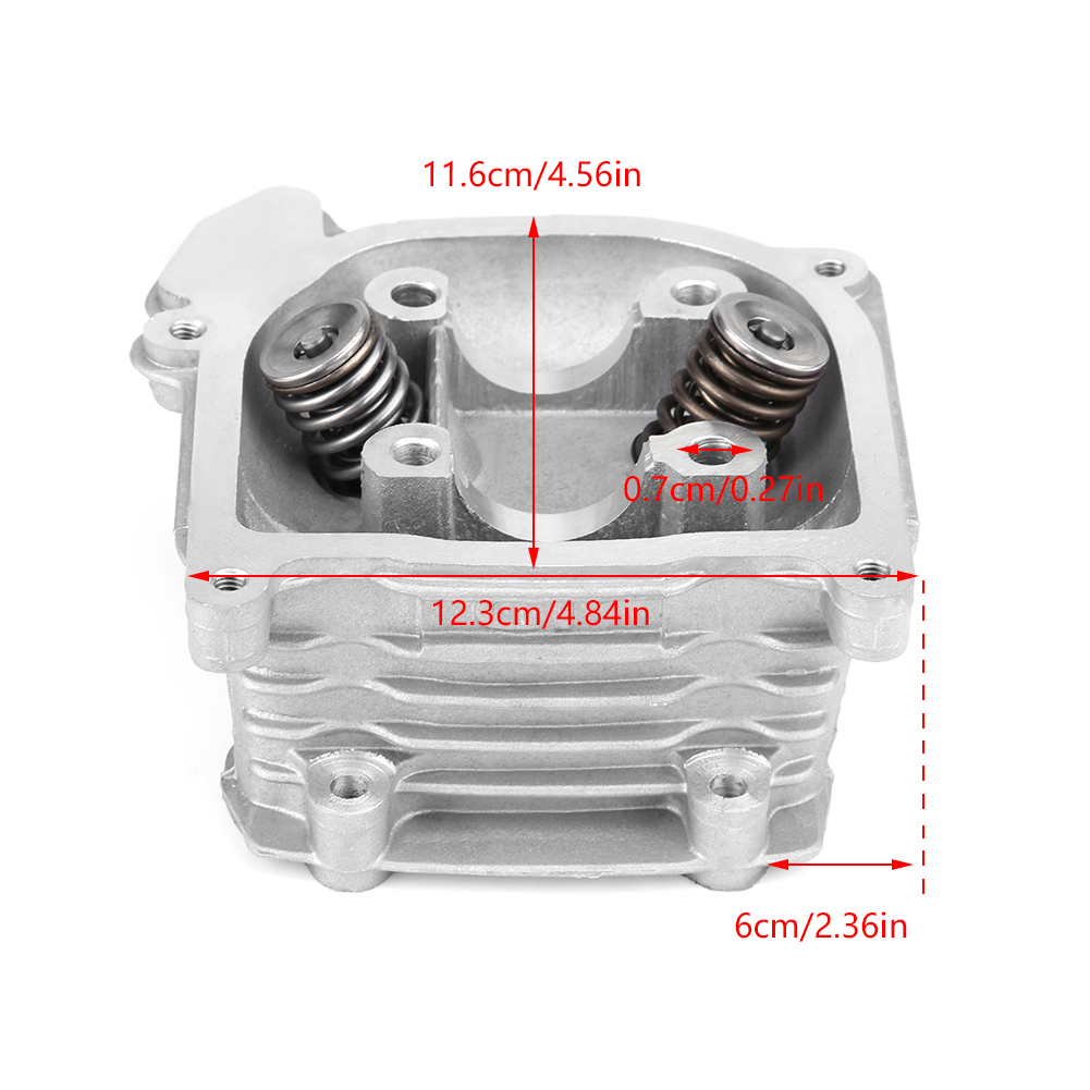 47-mm-zylinderkopf Für Gy6 72 Cm³ Und 80 Cm³ 4-takt-motoren (139qmb Und 139qma), Kompletter Zylinderkopfsatz, Roller-ersatzteil