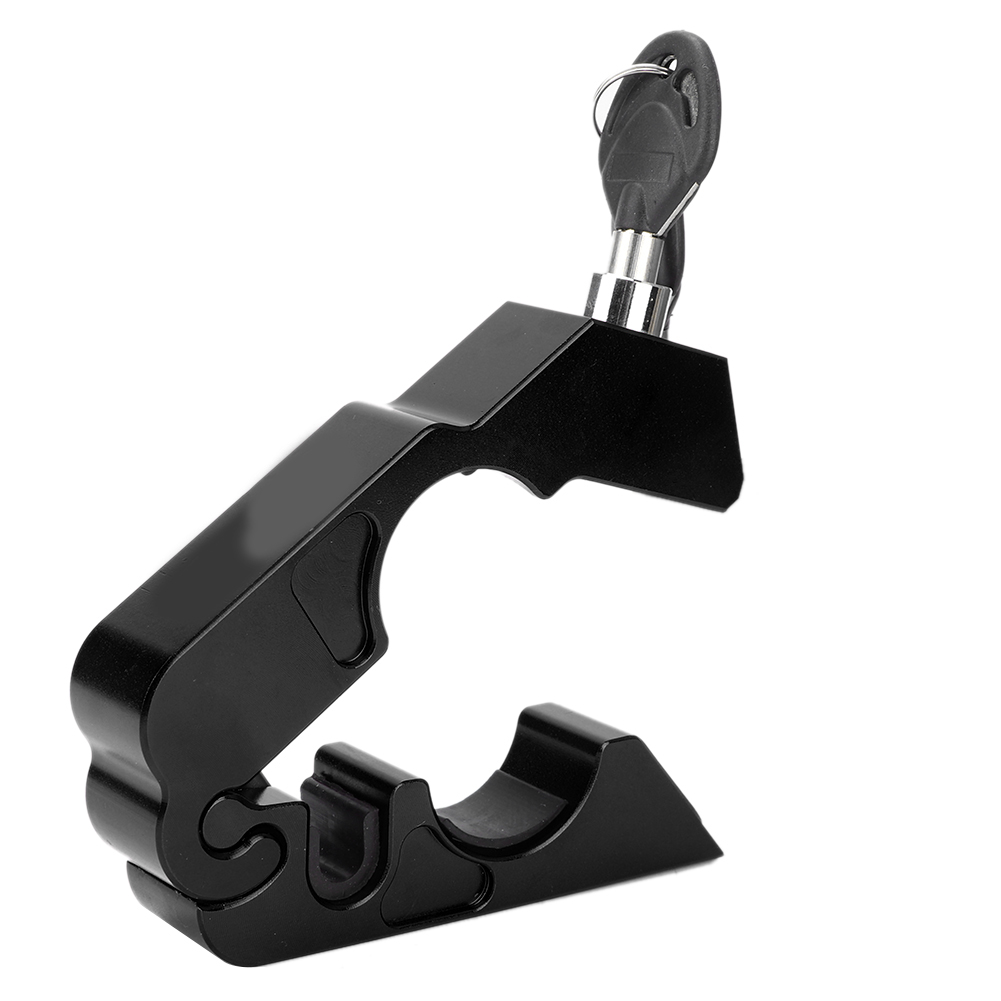 Motorrad Cnc Universal Bremsstopp-diebstahlsicherungs-lenkergriff-verriegelungshebel Aus Aluminiumlegierung (schwarz)