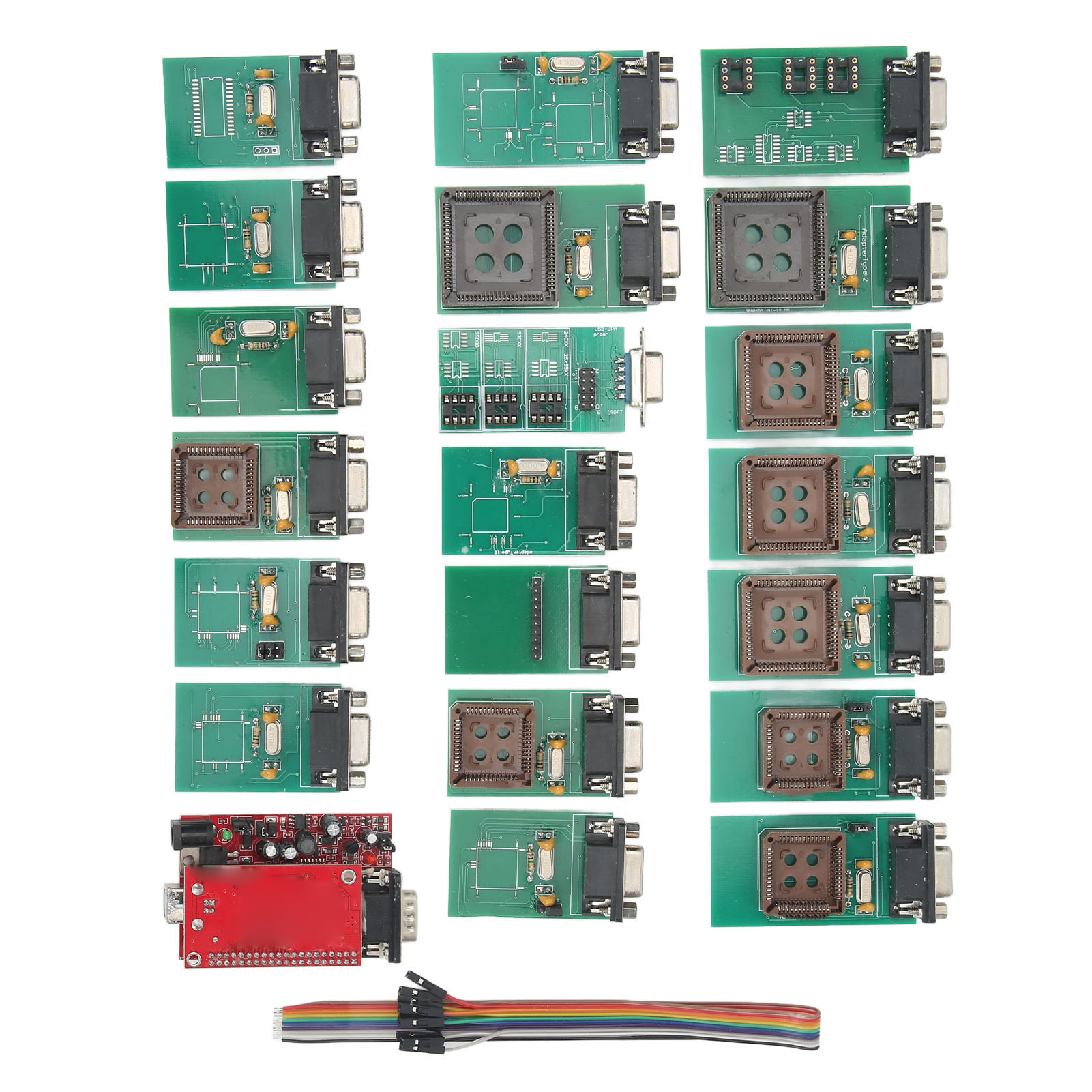 Upa Usb-modul Zur Steuergeräteprogrammierung, Kfz-diagnosegerät Mit Kompletten Eeprom-adaptern, Kfz-elektronik-chiptuner