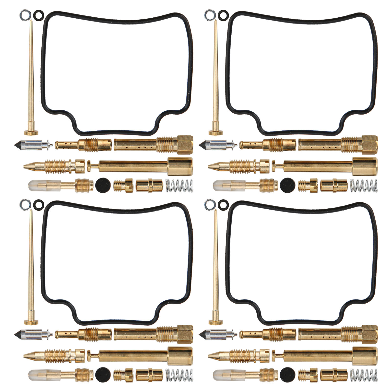 Satz Mit 4 Vergaser-reparatursätzen Und Dichtungen Für Honda Cb750 Rc42 (1992–2008), Komplette Überholung