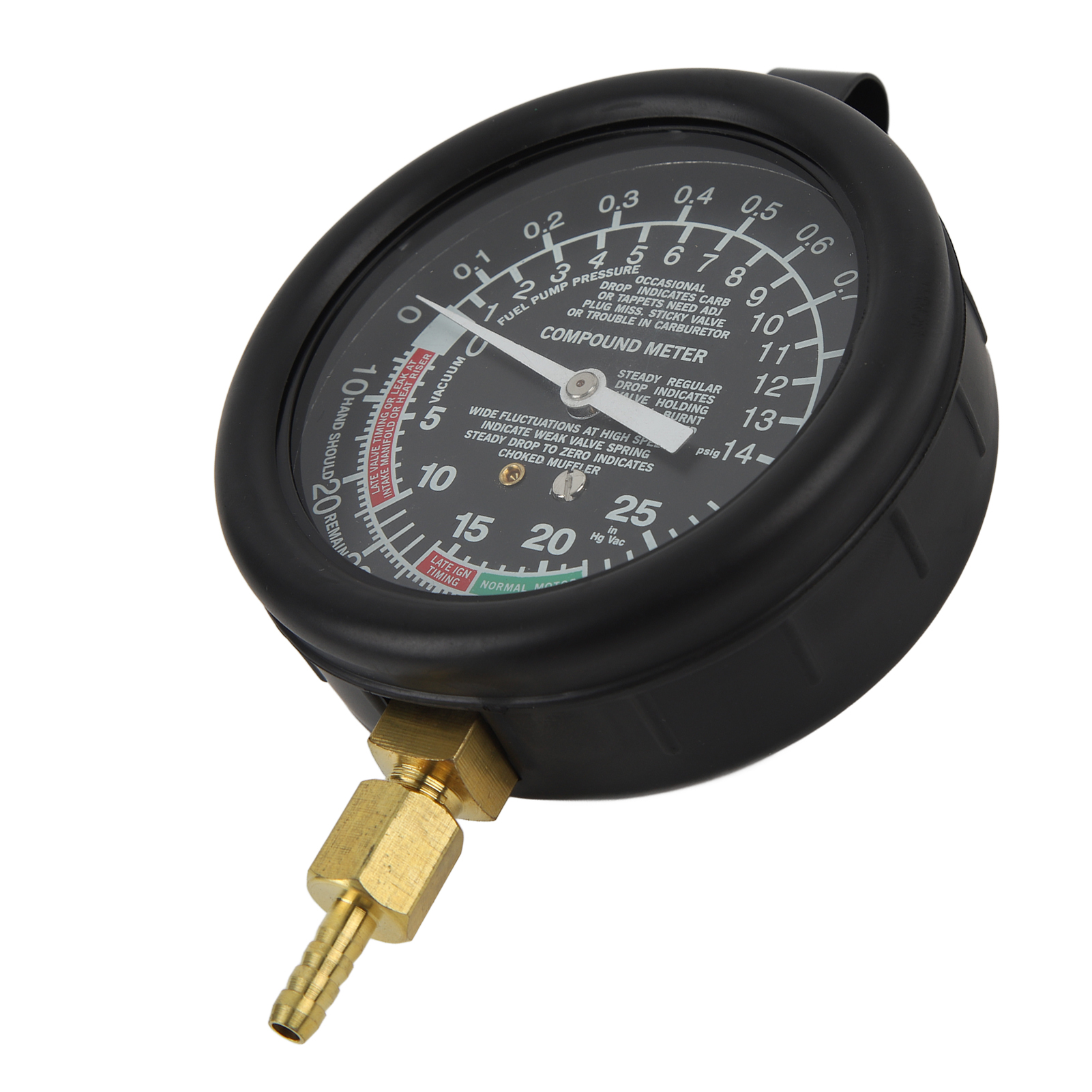 Kraftstoffpumpen-druckprüfgerät Für Kraftfahrzeuge, Manometer Mit 14-mm- Und 18-mm-verteileranschlüssen, Leck- Und Druckdiagnose, Leckprüfgerät.