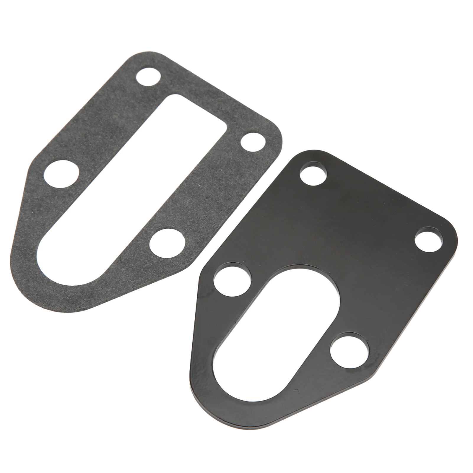 2-teiliger Edelstahl-kraftstoffpumpen-montageplatten-dichtungssatz, Kompatibel Mit Chevy Sbc 283 305 327 350 383 400 Motoren