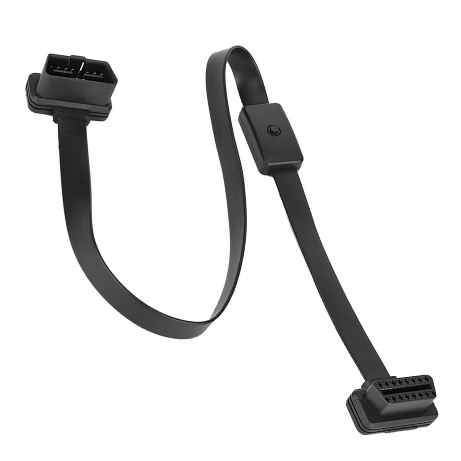 Obd2 16-poliges Stecker-auf-buchse-verlängerungskabel Mit Ein-/ausschalter, Kfz-diagnoseanschlussadapter