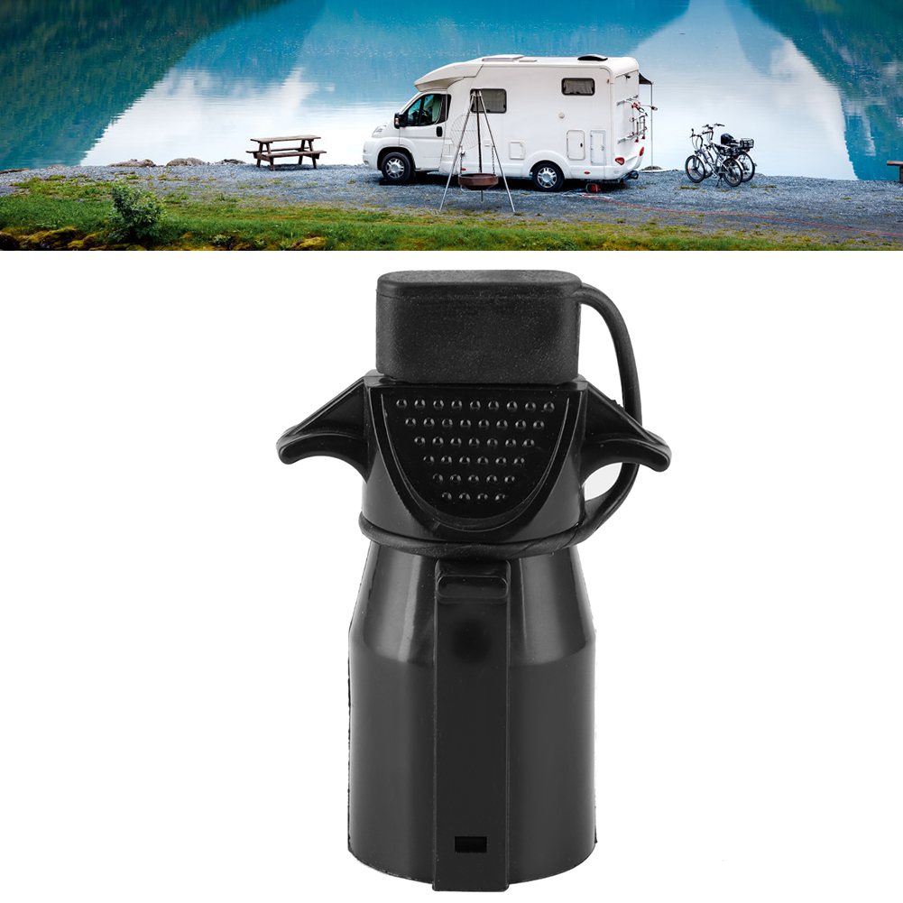 7-poliger Auf 4-poliger Flachstecker-adapter, Wasserdichter Us-stecker Für Wohnwagen Und Wohnmobile