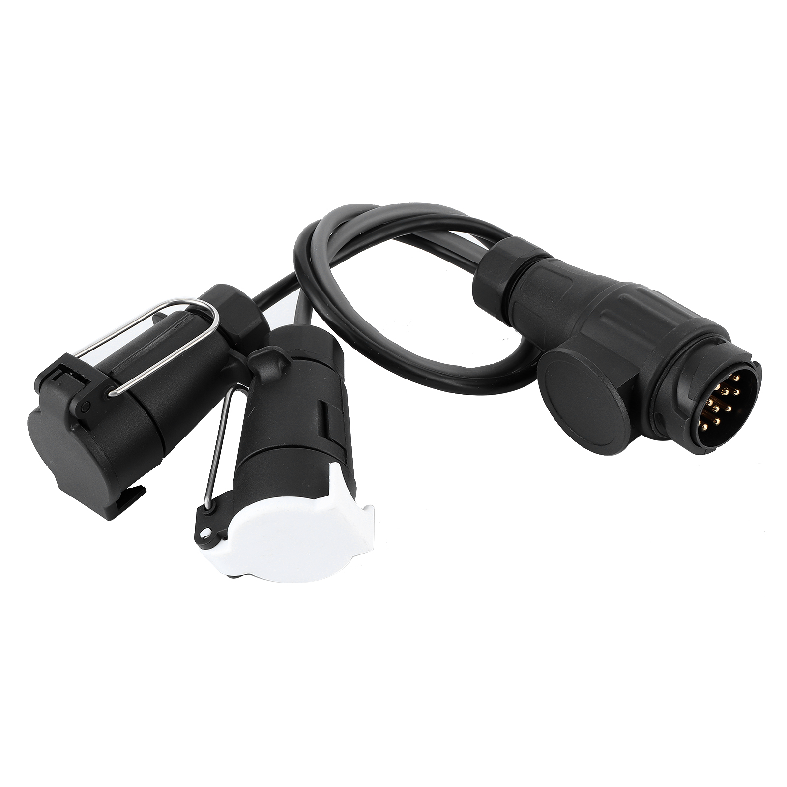 Anhängerstecker 13 Auf 7-polig N & S Konvertierungsadapterkabel Wohnwagenstecker