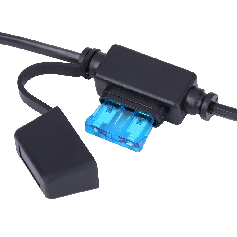 Universelles Motorrad-ladegerät Mit Sae-anschluss Und Zwei Usb-anschlüssen, Wasserdichtes Gps-telefon-adapterkabel-set Mit Integrierter Sicherung