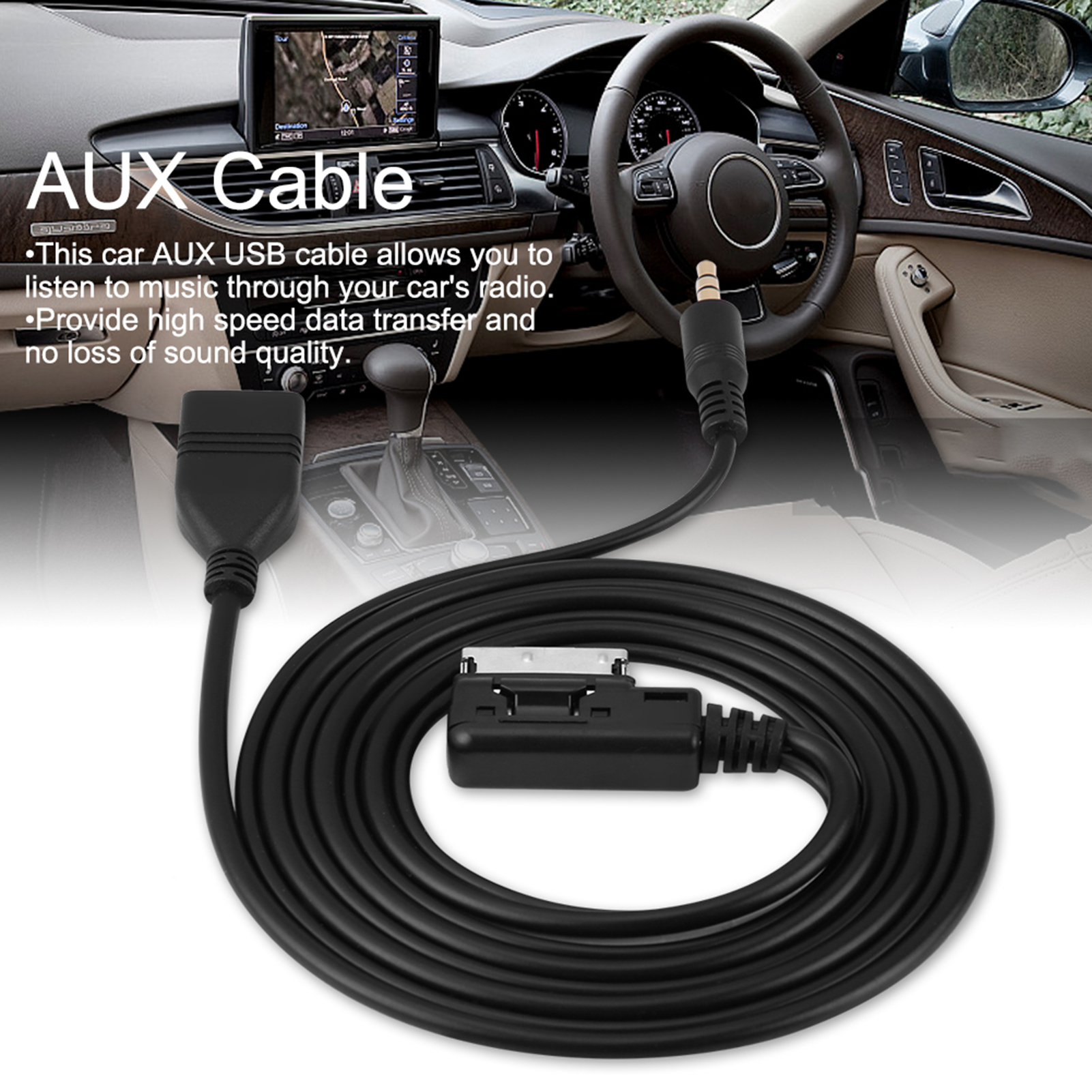 Aux-usb-adapterkabel Für Mercedes C63 Cls Ml, Auto-audio-kit