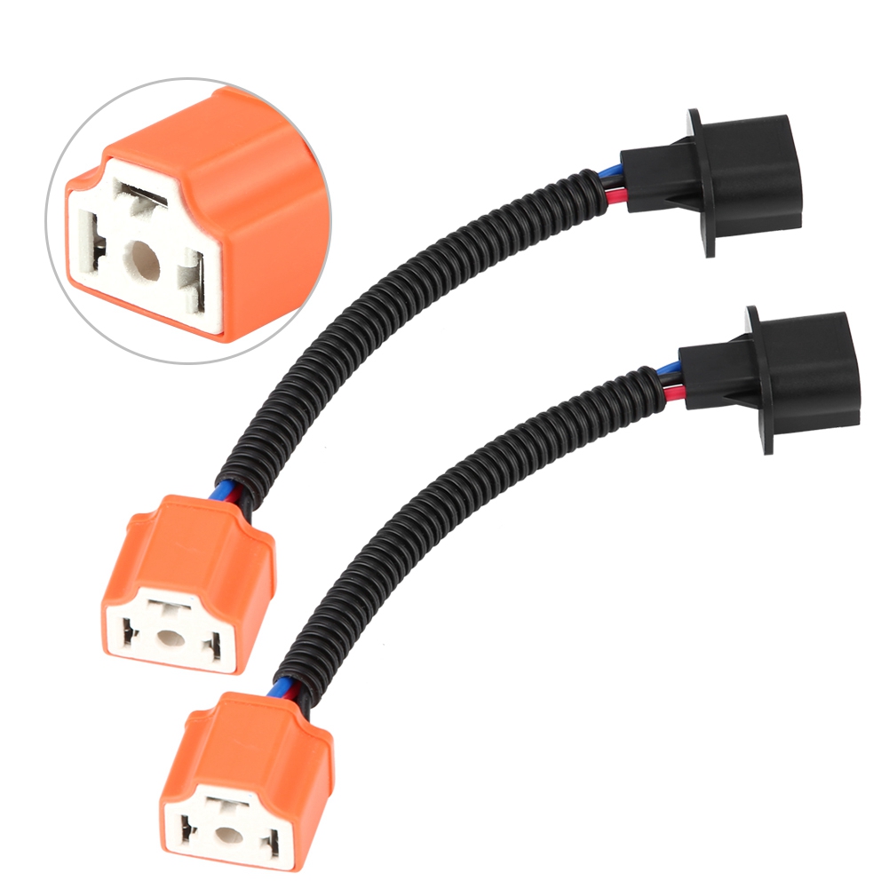 Set Mit 2 H13 Auf H4 9003 Hb2 Scheinwerferadaptern, Weibliches Konvertierungskabel Für Led-lampen, Kfz-stecker, Einfacher Austausch.