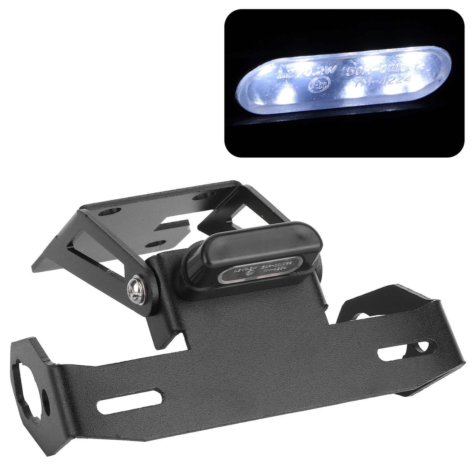 Led-kennzeichenhalterung Hinten Für Kawasaki Z650 Ninja 650 2017-2018 (spiegelentfernung, Kotflügel)