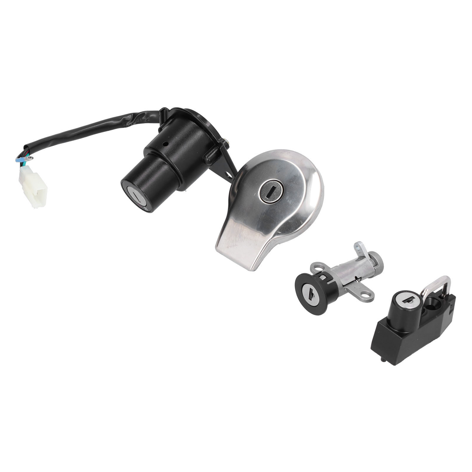 Tankschloss- Und Zünddeckelschloss-set (2 Schlüssel) Für Yamaha Virago Xv125 Xv250 Xv535