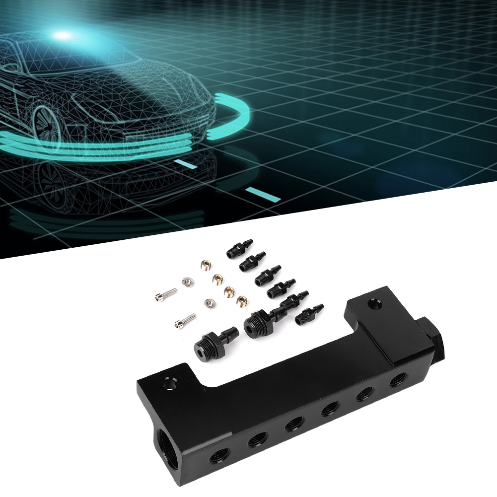 6-port-ansaugkrümmer, Ladedruckkit, Turbo-wastegate, 1/8 Npt Rennmotor