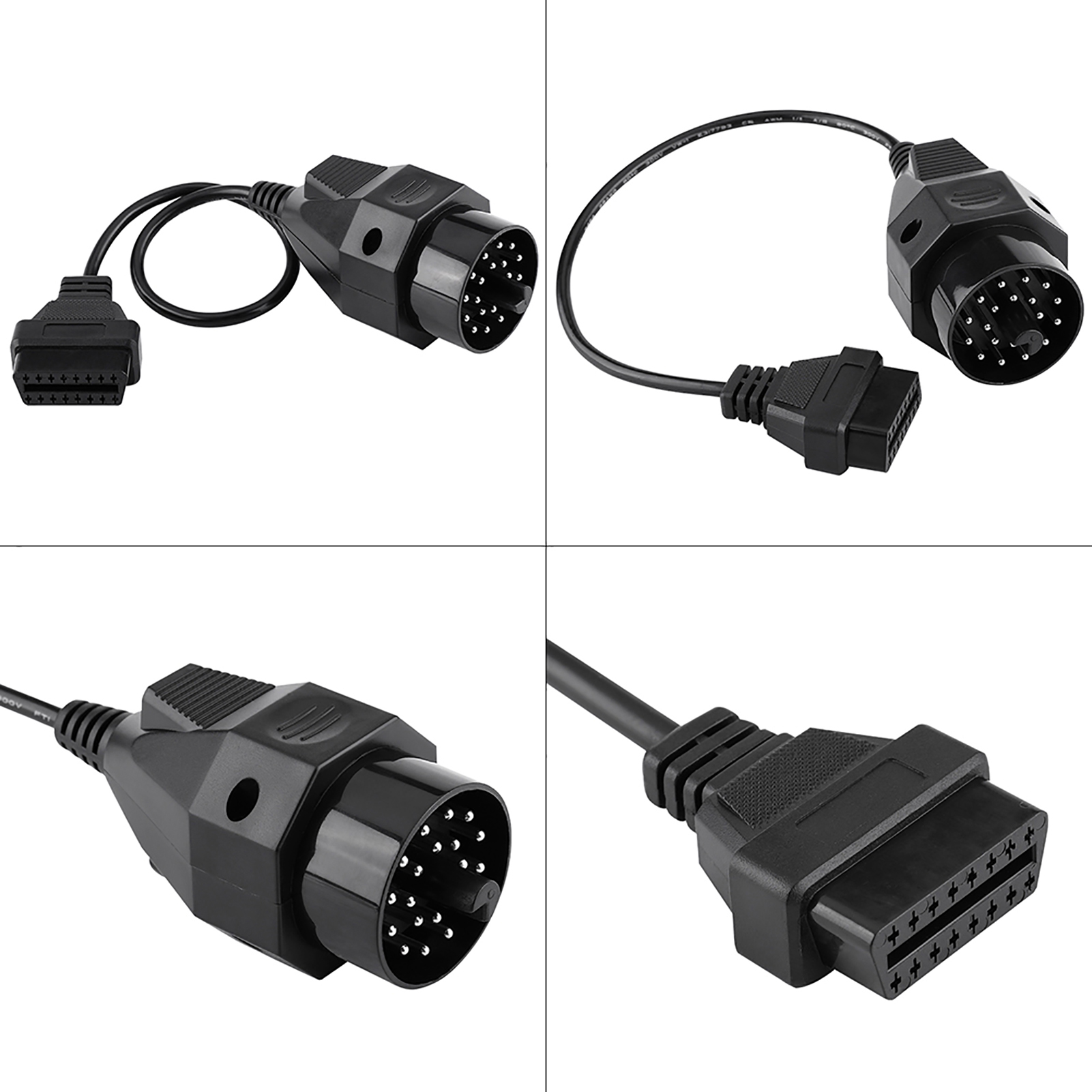Obd2 20- Auf 16-pin-adapter, Diagnosekabel Für Bmw E36 E38 E39 E46 E53 X5 Z3, Kfz-scanner-anschluss, Auslesegerät, Fahrzeugkompatibel.