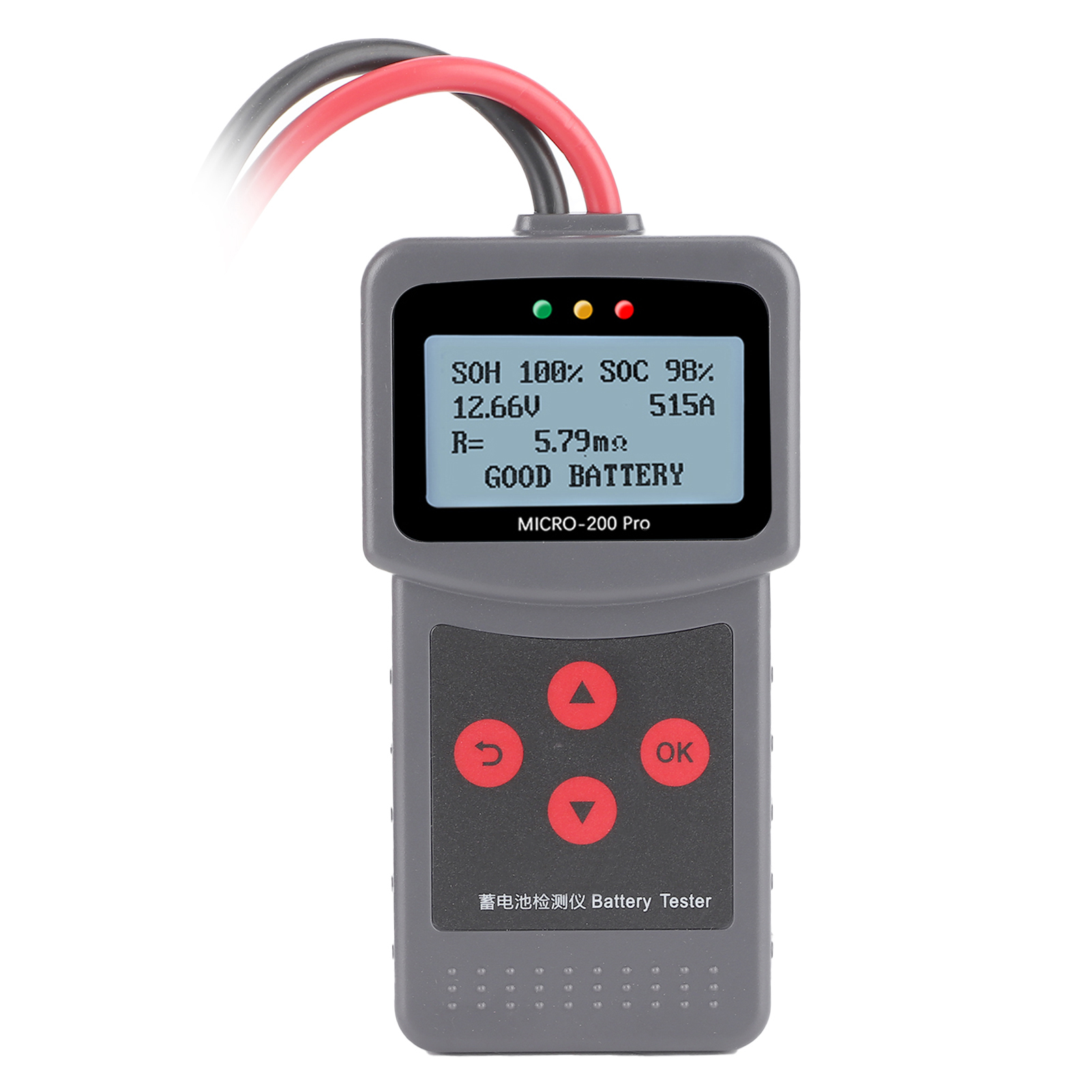 12v Batterietester, Diagnosegerät Zum Starten Und Schnellladen Von Autos, Motorrädern, Lkws, 40-2000 Cca.