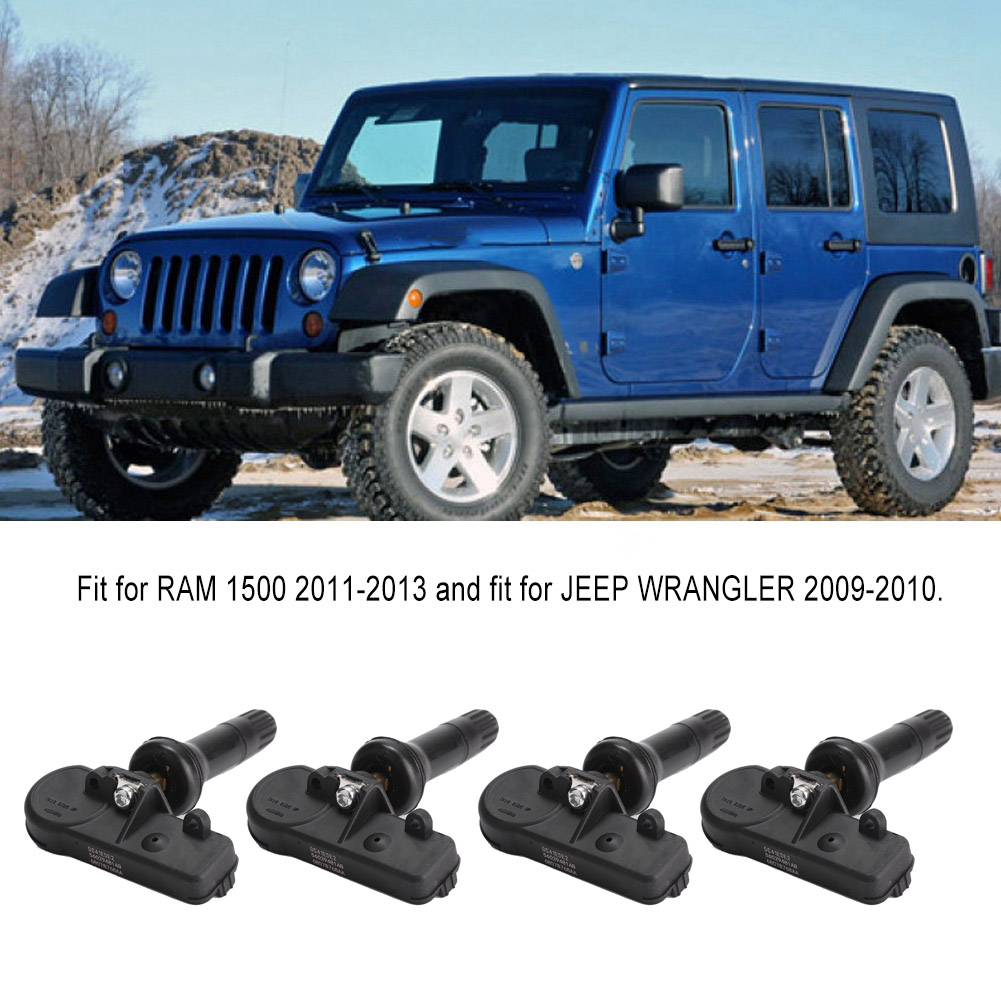4 Stück Reifendrucksensoren, Kompatibel Mit Dodge, Jeep, Ram, Art.-nr. 56029481ab