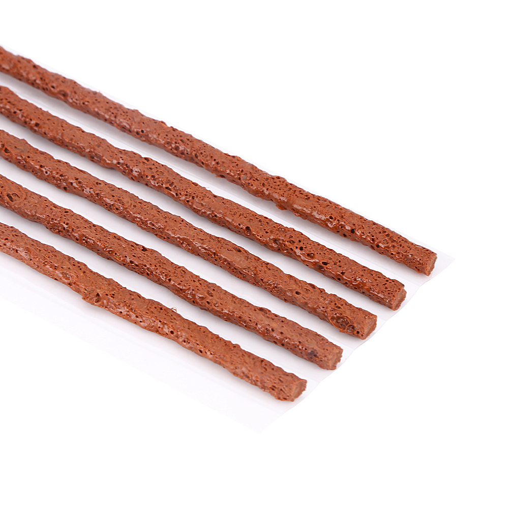 30 Braune 200x6mm Gummireparaturstopfen Für Schlauchlose Reifen, Reparaturstreifen Für Autos Und Motorräder, Schlauchlosreifen-dichtungsset