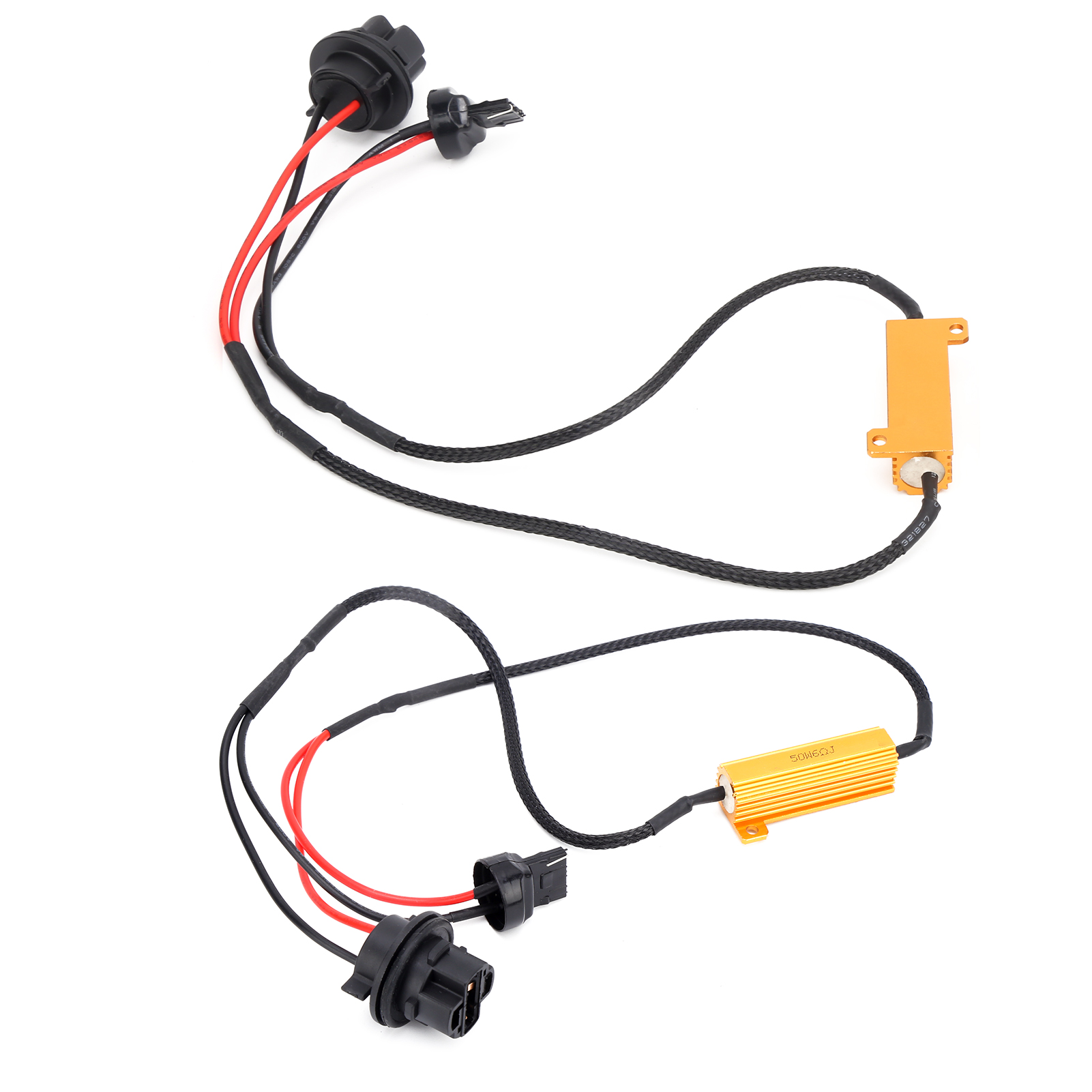2x 50w 6ω Led-decoderwiderstand 7440 Für Abblendlicht, Nebelscheinwerfer Und Tagfahrlicht