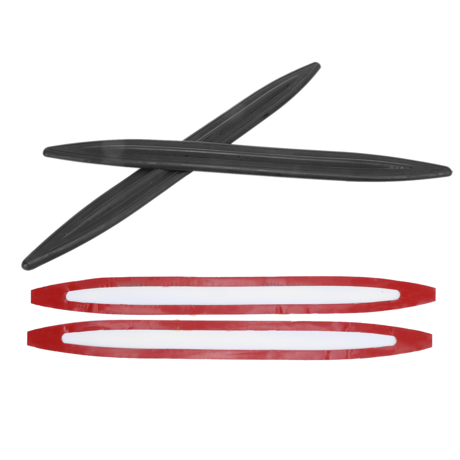 Set Mit 2 Universellen Stoßstangenschutzleisten, Kratzschutzleisten Für Türecken, Karosserieschutz-klebeband, Strapazierfähiger Aufkleber