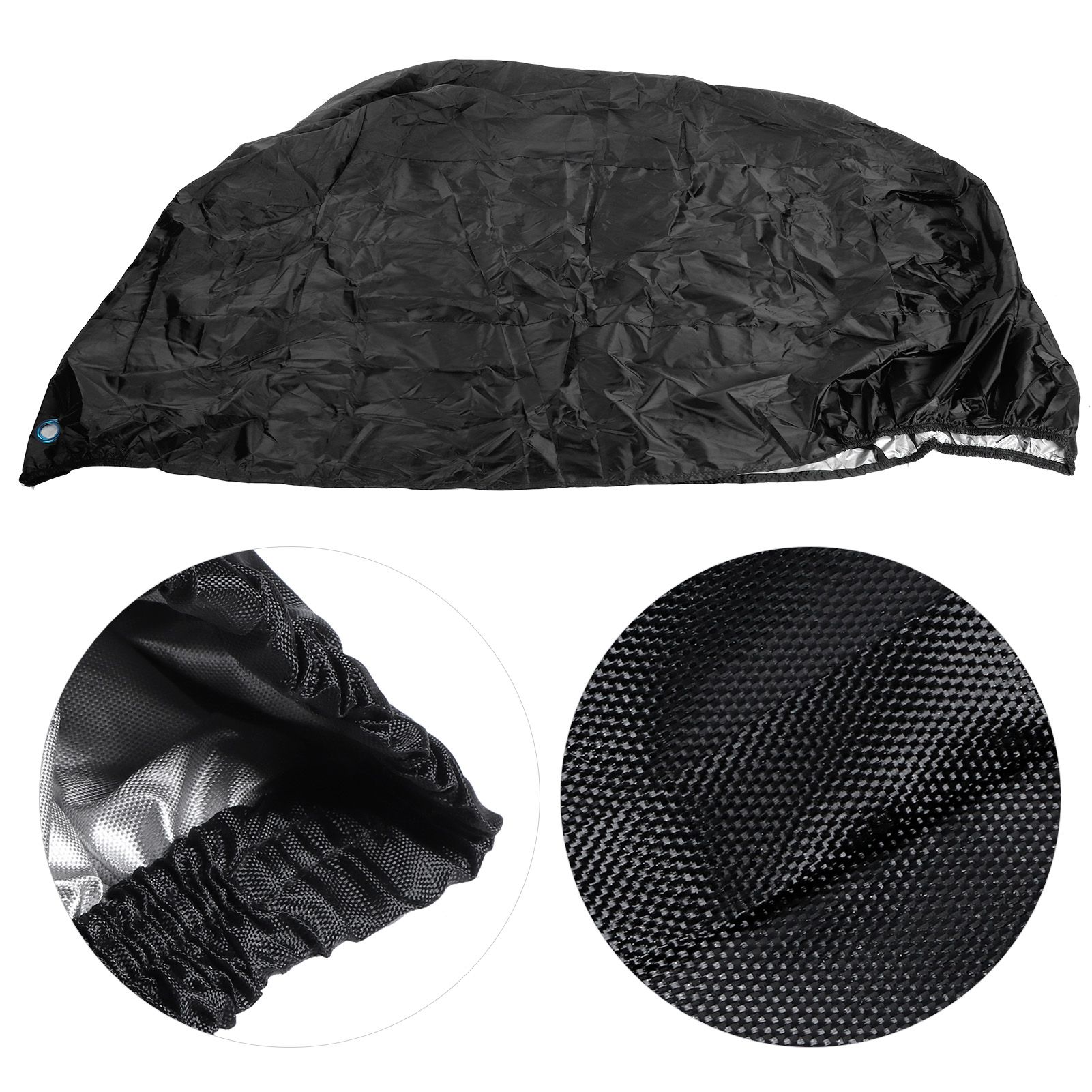 Wasserdichte Motorradabdeckung Für Den Außenbereich, Regenschutz, Schutz Für Fahrrad, Motorrad, Transporter, Garage, Zelt, Diebstahlschutz, Uv-beständige Motorradabdeckung
