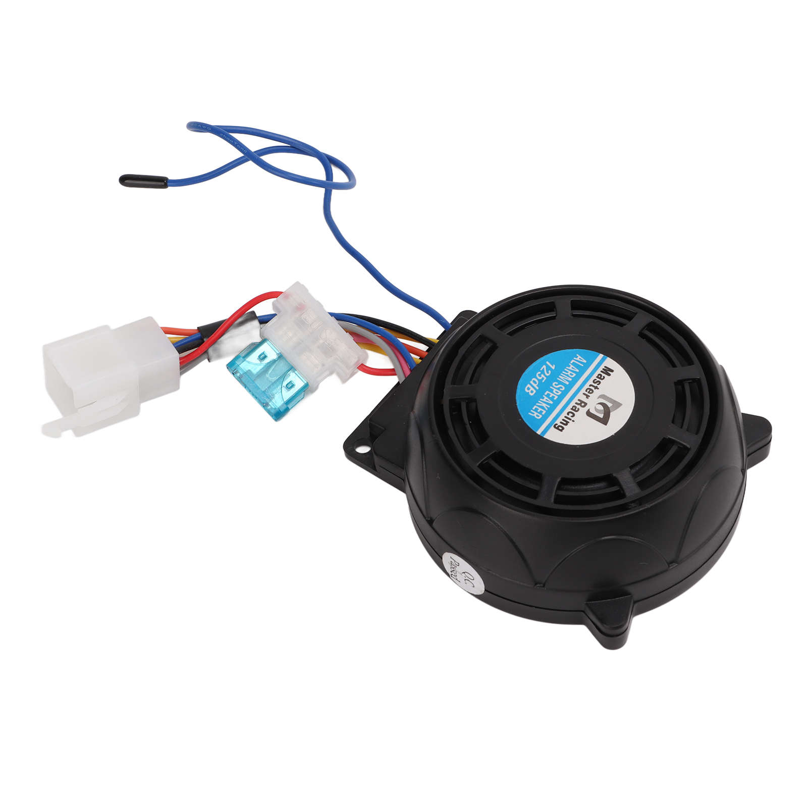 Schwarze Motorrad-diebstahlalarmanlage Mit Doppelfernbedienung, Sirene Und Alarm (12v)