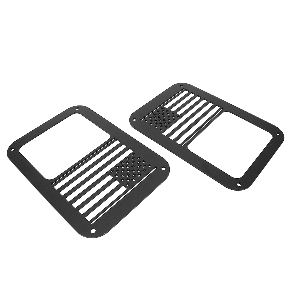 Rücklichtabdeckung Im Nationalflaggen-design, Passend Für Wrangler Jk 07-18