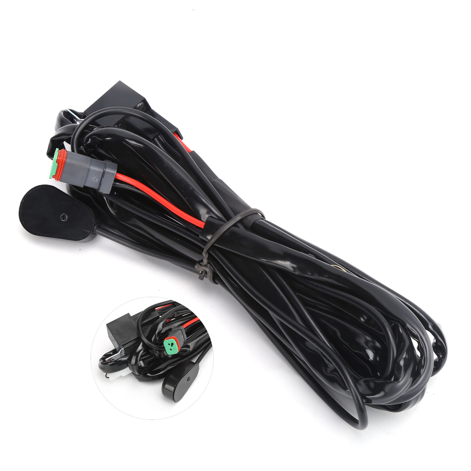 2 M Langer 40-a-12-v-led-kabelbaum Mit Wasserdichtem Dt-stecker Für Autoscheinwerfer, Universeller Kabelsatz