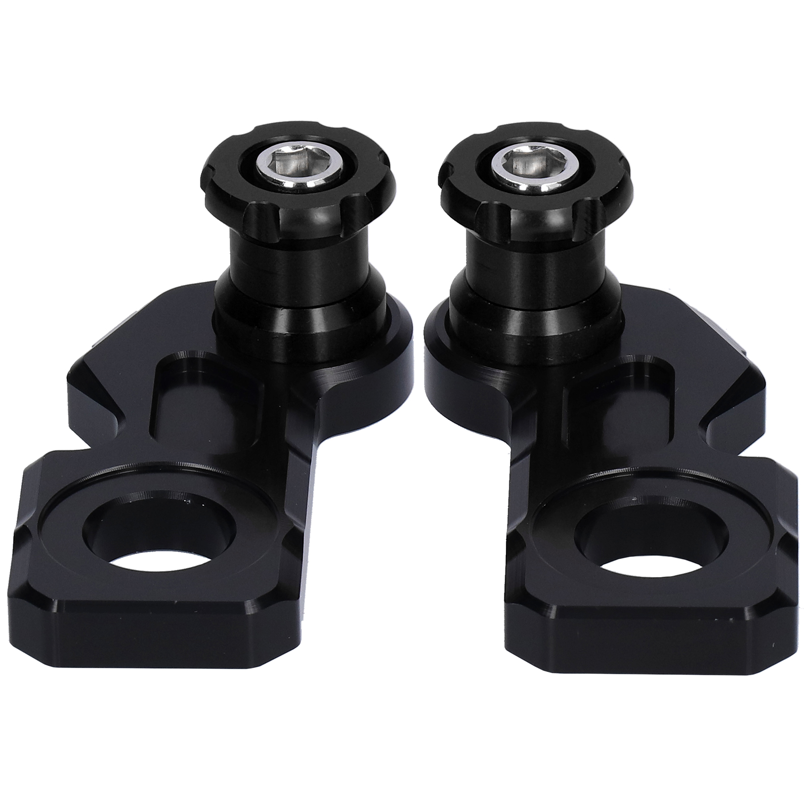 Hinterradhalterung Aus Aluminium Für Motorräder, 2-teilig, Mit Verschiebbarer Achse Für Honda Cb650r/f Und Cbr650r (2019–2020), Schwarz