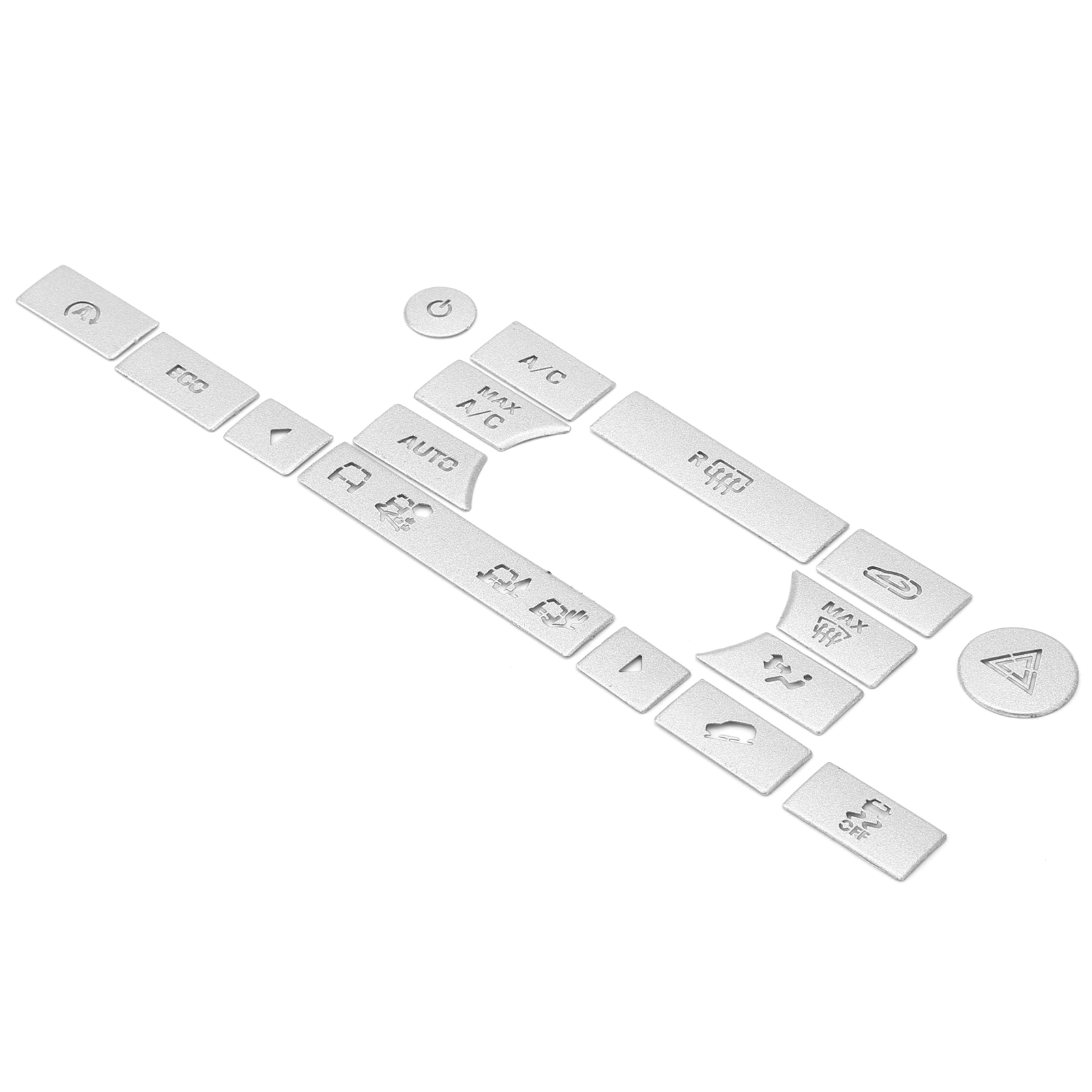 Klimaanlagen-knopf Aus Aluminiumlegierung (aufkleber) Für Land Rover Discovery Sport 2016-2019