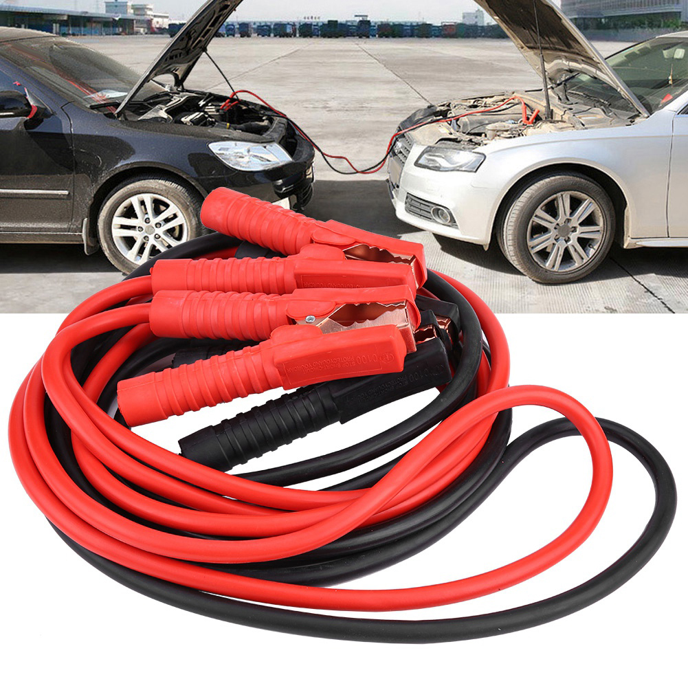 12v Starthilfekabel, Paar 2000a Batterieklemmen, 4m Länge, Starthilfekabel Für Autos, Tragbares Batterieladegerät, Starthilfe-set Für Autos.