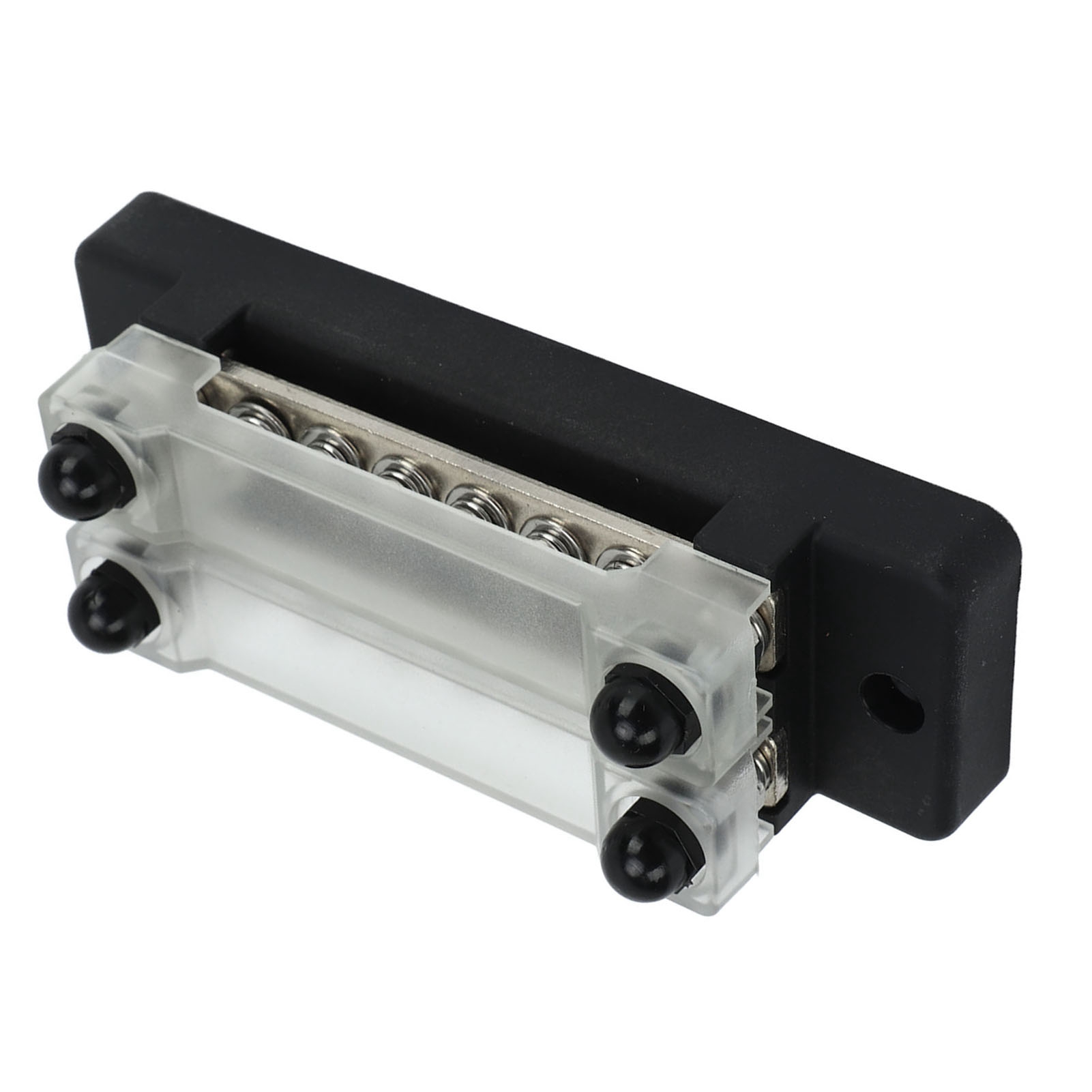 6-poliger, Zweireihiger 150-a-stromverteilerblock (dc 12–48 V, Ac 110–300 V) Mit Abdeckung Für Pkw, Wohnmobil, Boot, Yacht Und Lkw