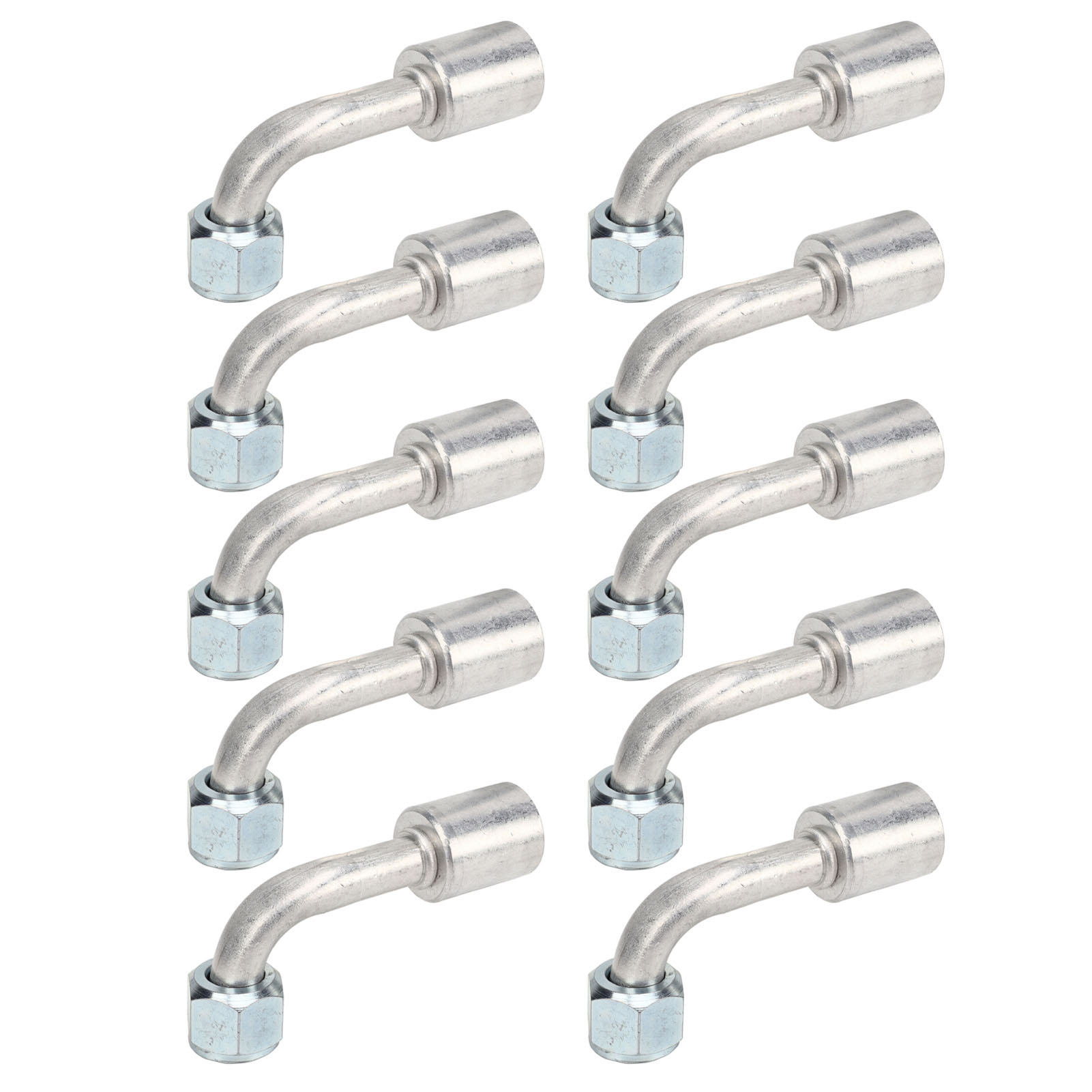 10-teiliger 90°-klimaanlagenstecker Aus Aluminium, Universell Passend Für Fahrzeuge