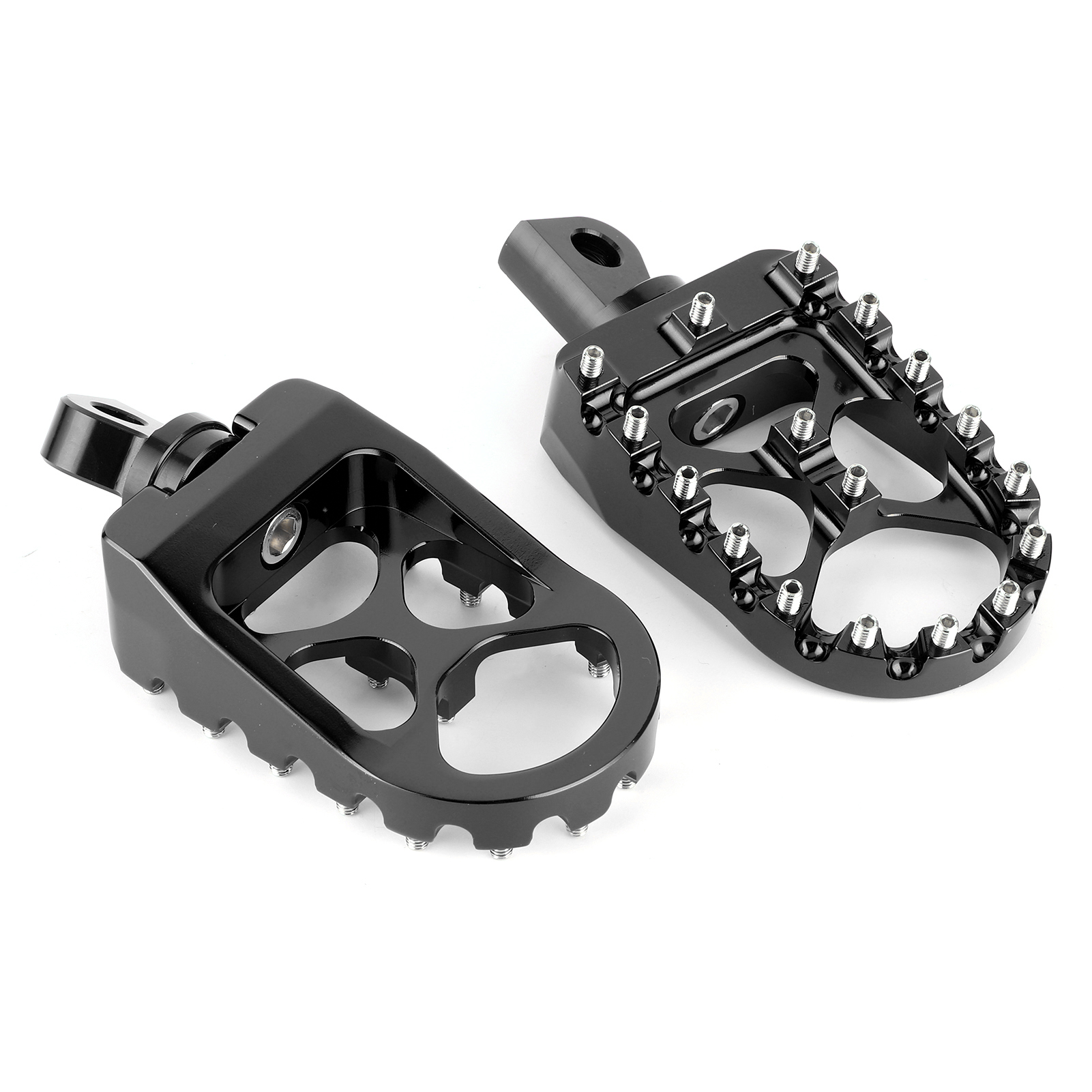 Universelle Motorrad-fußraste, 10 Mm Einbaudurchmesser, Cnc-gefräste Aluminiumlegierung, Passend Für Dynablack