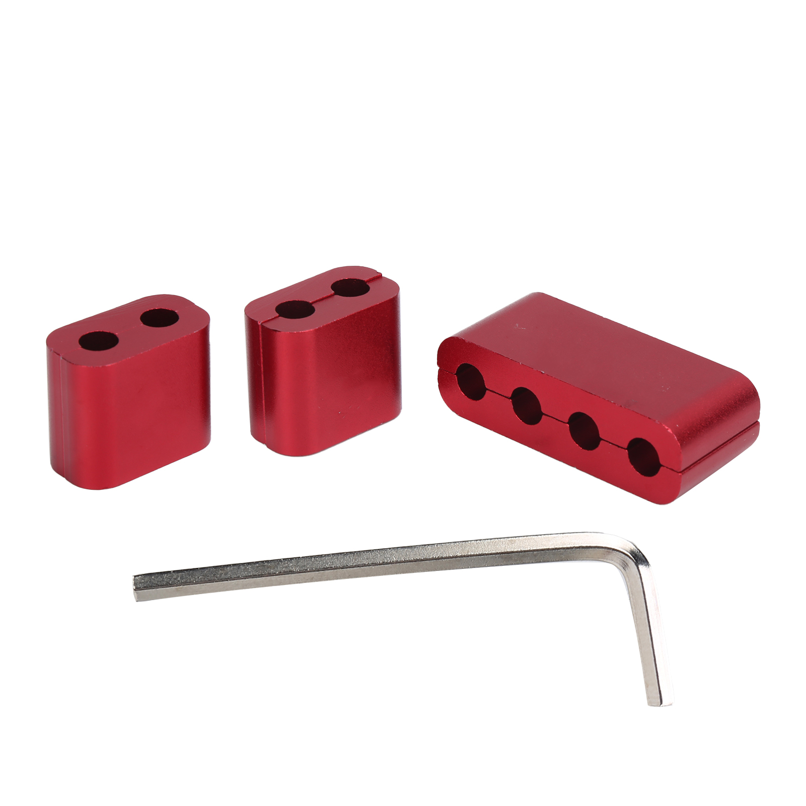 3-teiliges Set Zündkerzenkabel-separatoren Aus Aluminiumlegierung, 7 Mm 8 Mm Zündkabelklemmen, Kabelorganisatoren