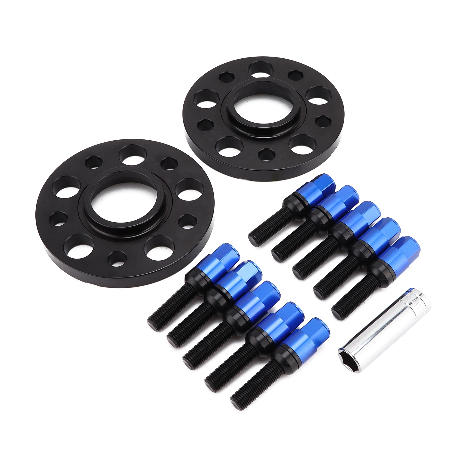 15-mm-radnaben-distanzscheiben-set, Ersatzteil Für Audi A4/a6/a7/a8/q5/rs5, Blau, Cnc-präzision