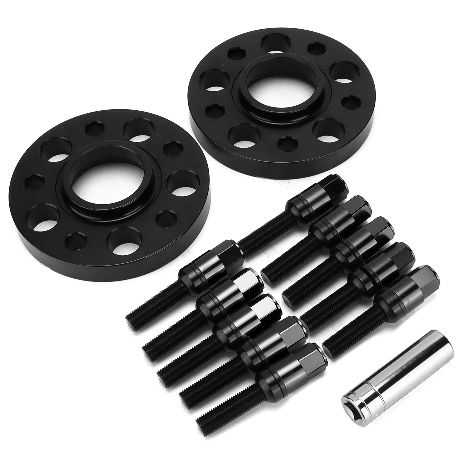 20mm Spurverbreiterungssatz Als Ersatz Für Mercedes Benz W215 W216 Cl Klasse Cl500 Cl600 Amg 2000-2011 (schwarz)
