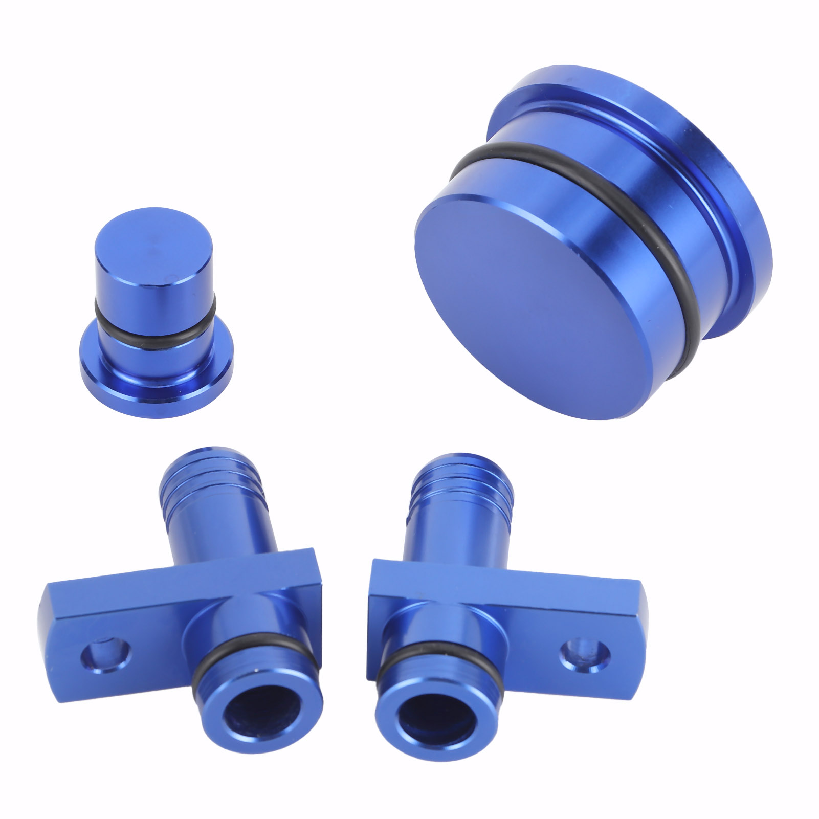 Pcv-anschlüsse Mit Bypass-stecker Und Resonator, Kit Für Gm Duramax 6.6l 2004.5-2010, Bypass-anschlüsse Mit Steckern, Kompatible Dieselmotorteile.
