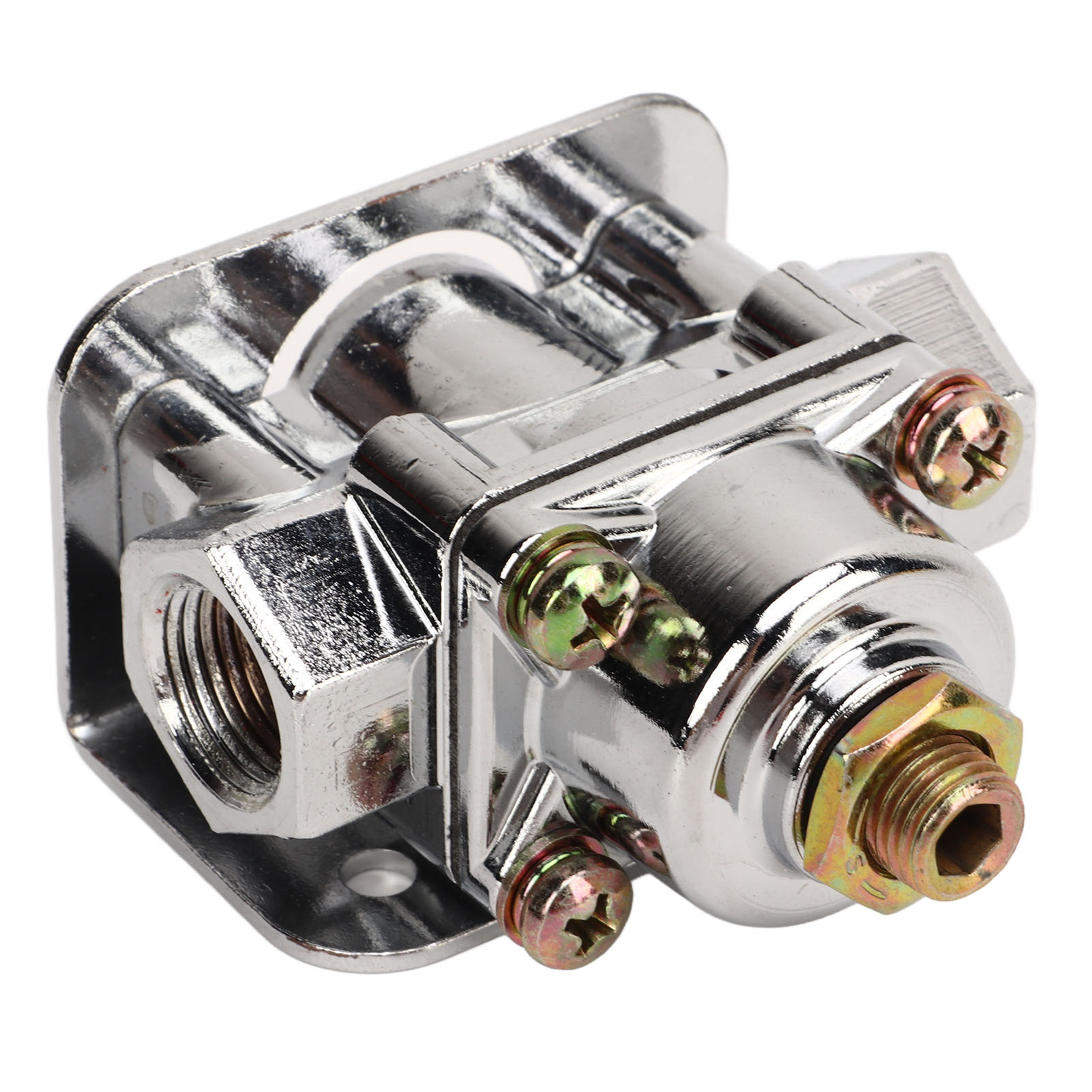 Kraftstoffdruckregler Aus Zinklegierung, 3/8-zoll-ventil, 4,5 Bis 9 Psi, Präzise Steuerung, Ersetzt 12-803, Für Vergaser, 4-teiliges Set.