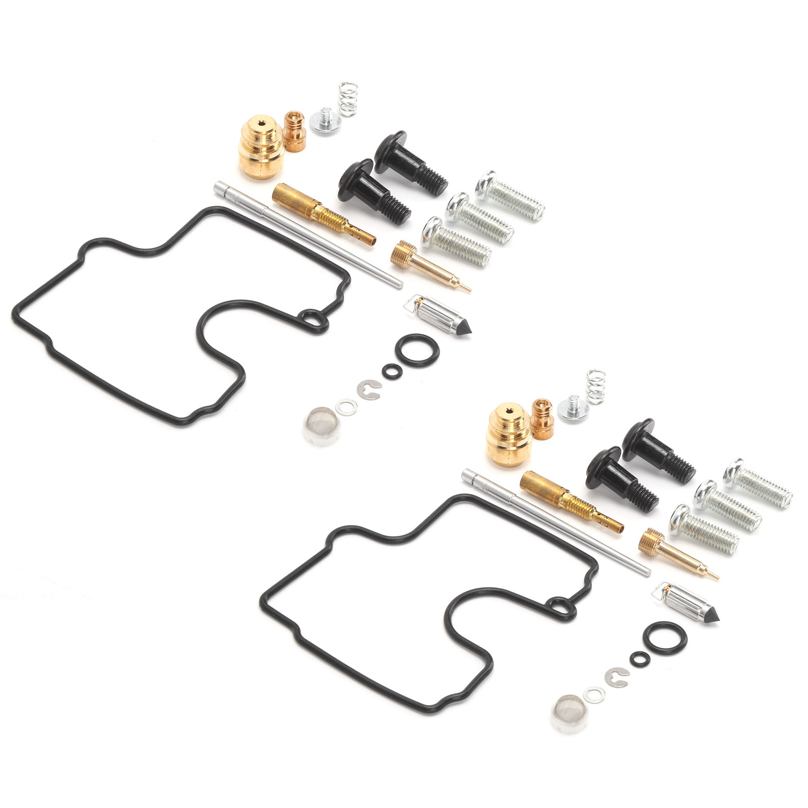Satz Mit 2 Vergaser-reparatursätzen, Kompletter Vergaserdichtung, Überholung Für Suzuki Sv650 & Sv650s 1999-2002, Motorinstandsetzung, Verschleißteile.