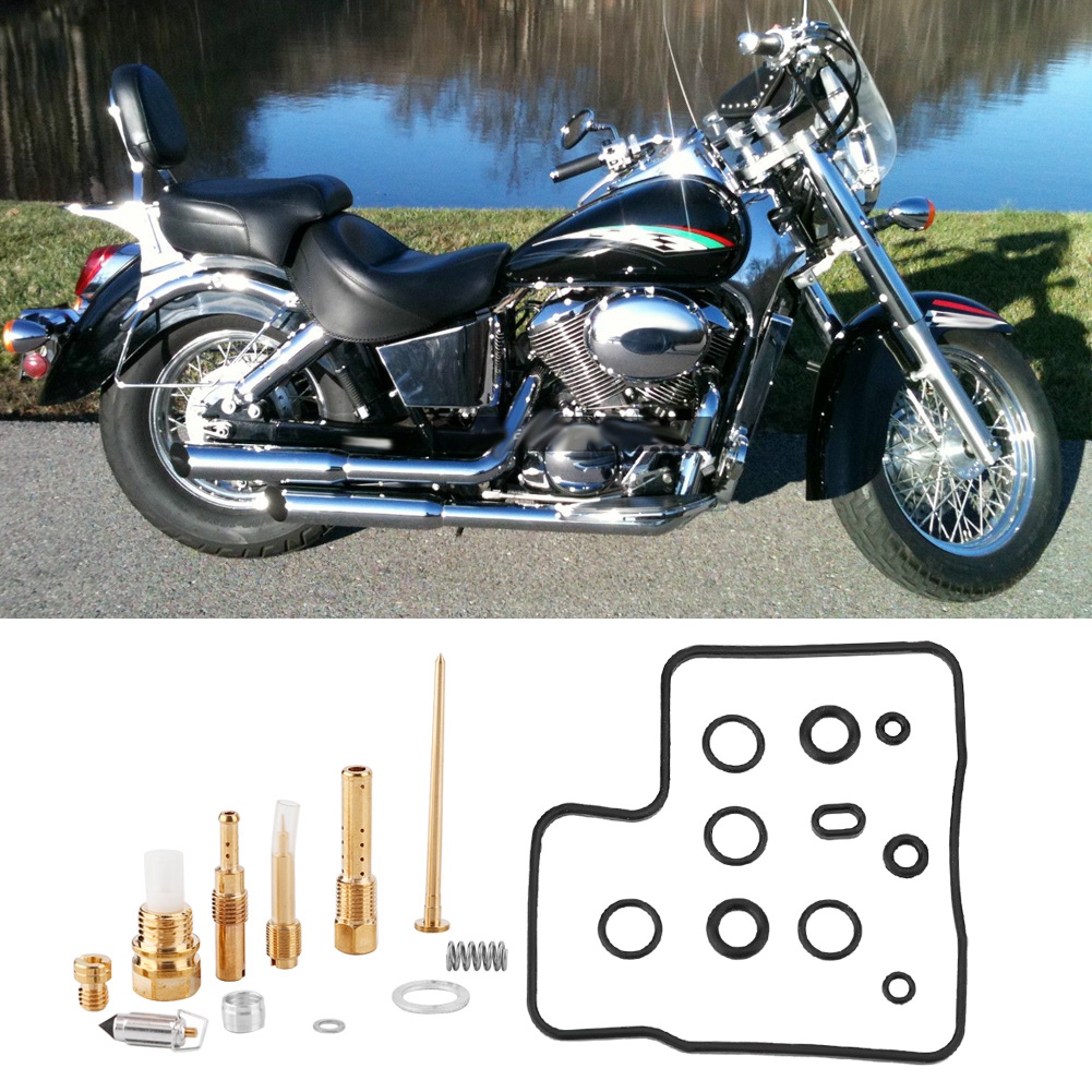 22-teiliger Vergaser-reparatursatz, Kompatibel Mit Honda Vt750 1998-2003, Dichtung Und Düse, Motorrad-dichtungssatz, Oldtimer-ersatzteil.