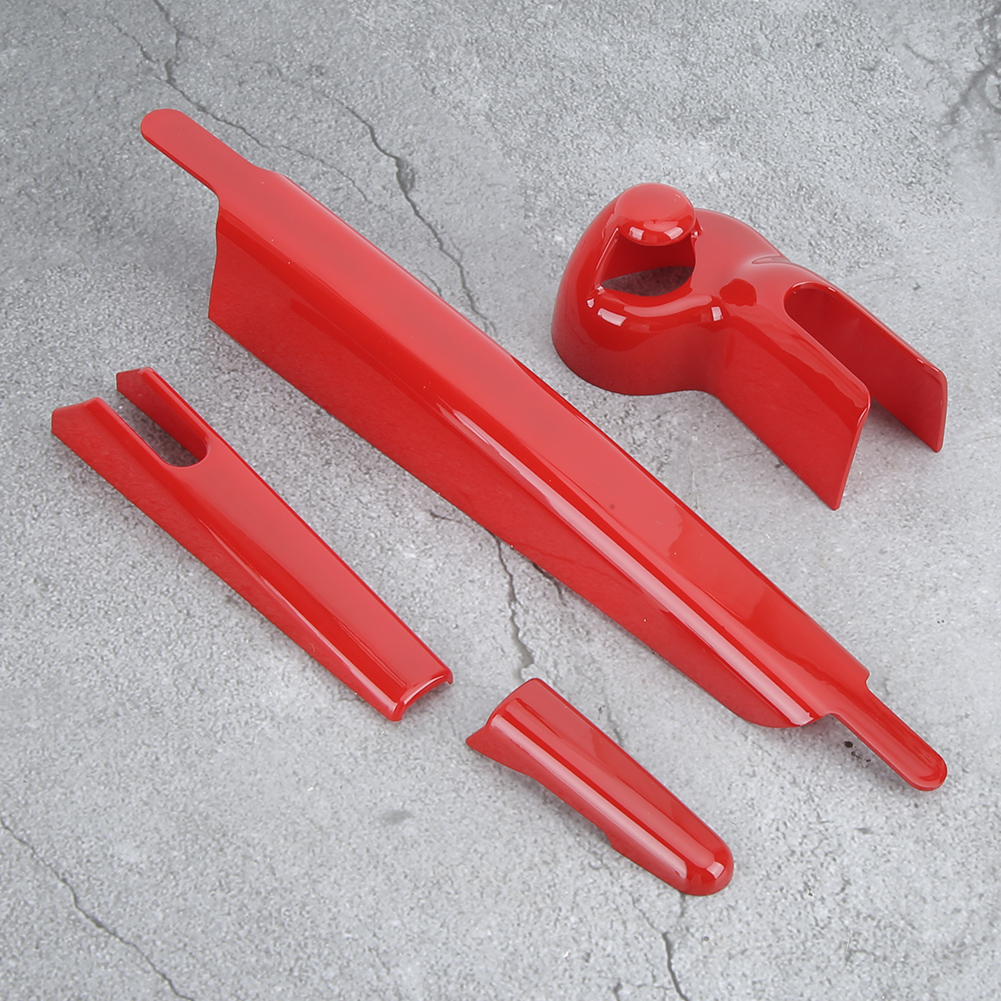 4-teiliges Set Heckscheibenwischer-abdeckungen Und Zierleisten Passend Für Jeep Wrangler Jk 2007-2017