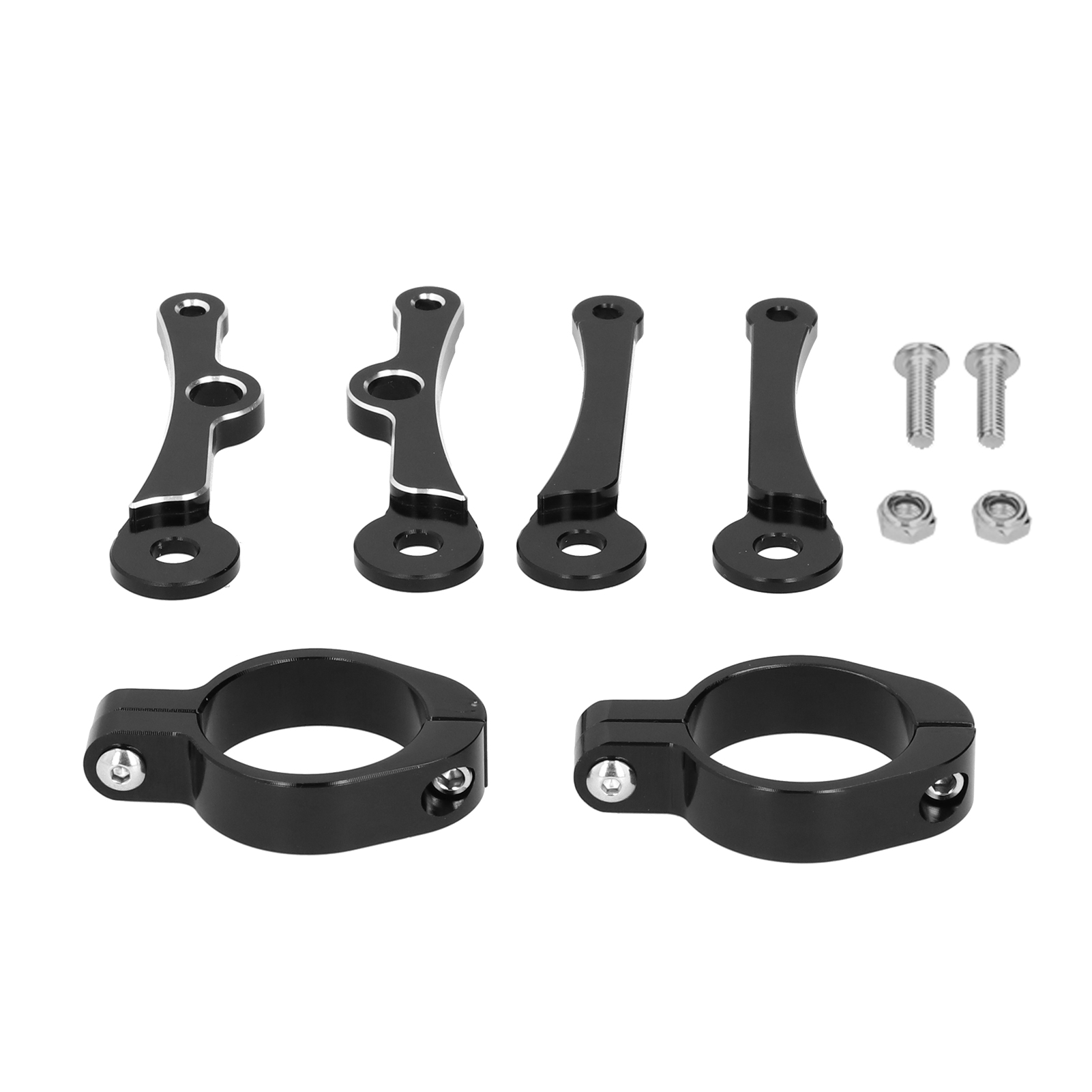 Cnc-gefräste Aluminium-motorradscheinwerferhalterung, Lenkerhalterung Für 38-mm- Und 41-mm-gabelrohre, Universelle Frontlichthalterung