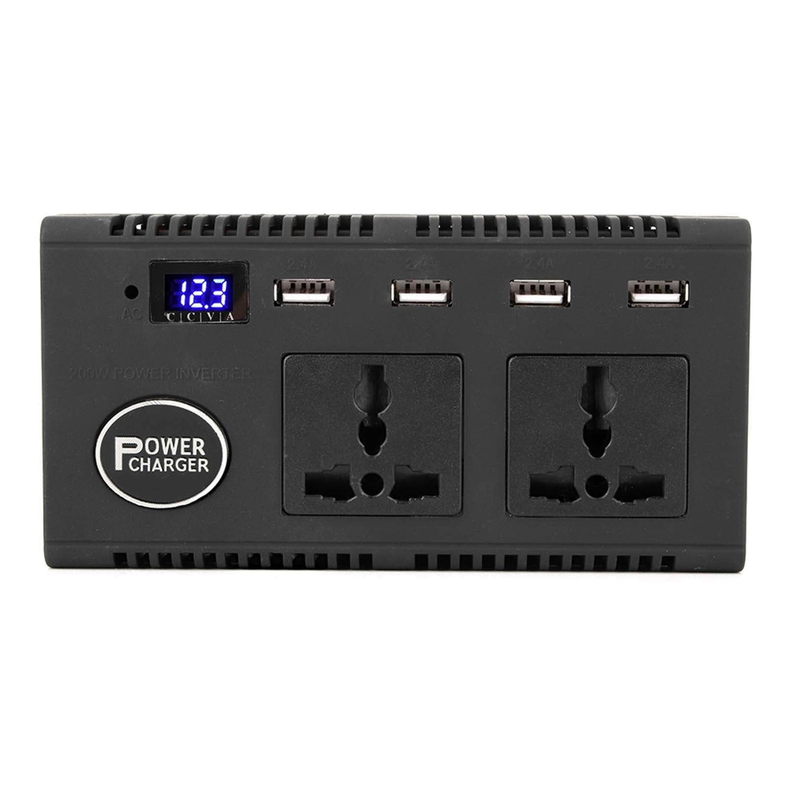 Kfz-wechselrichter (12 V/24 V Gleichstrom Auf 220 V Wechselstrom), 200 W, Mit Sprachausgabe
