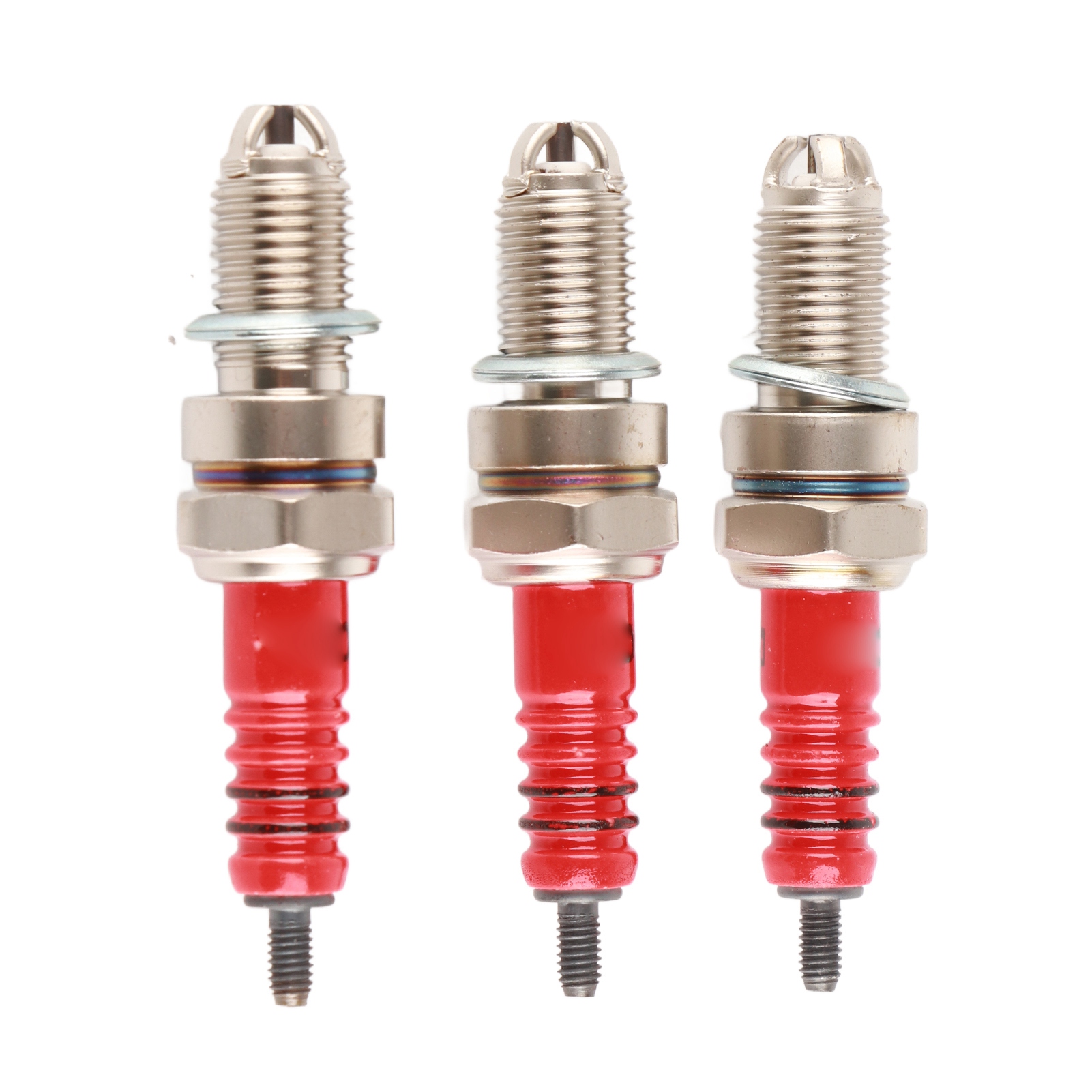 D8tc 3-elektroden-zündkerze Für Cg 125 150 200cc Cf250 Motorrad, Roller, Quad, Atv - 3er-pack